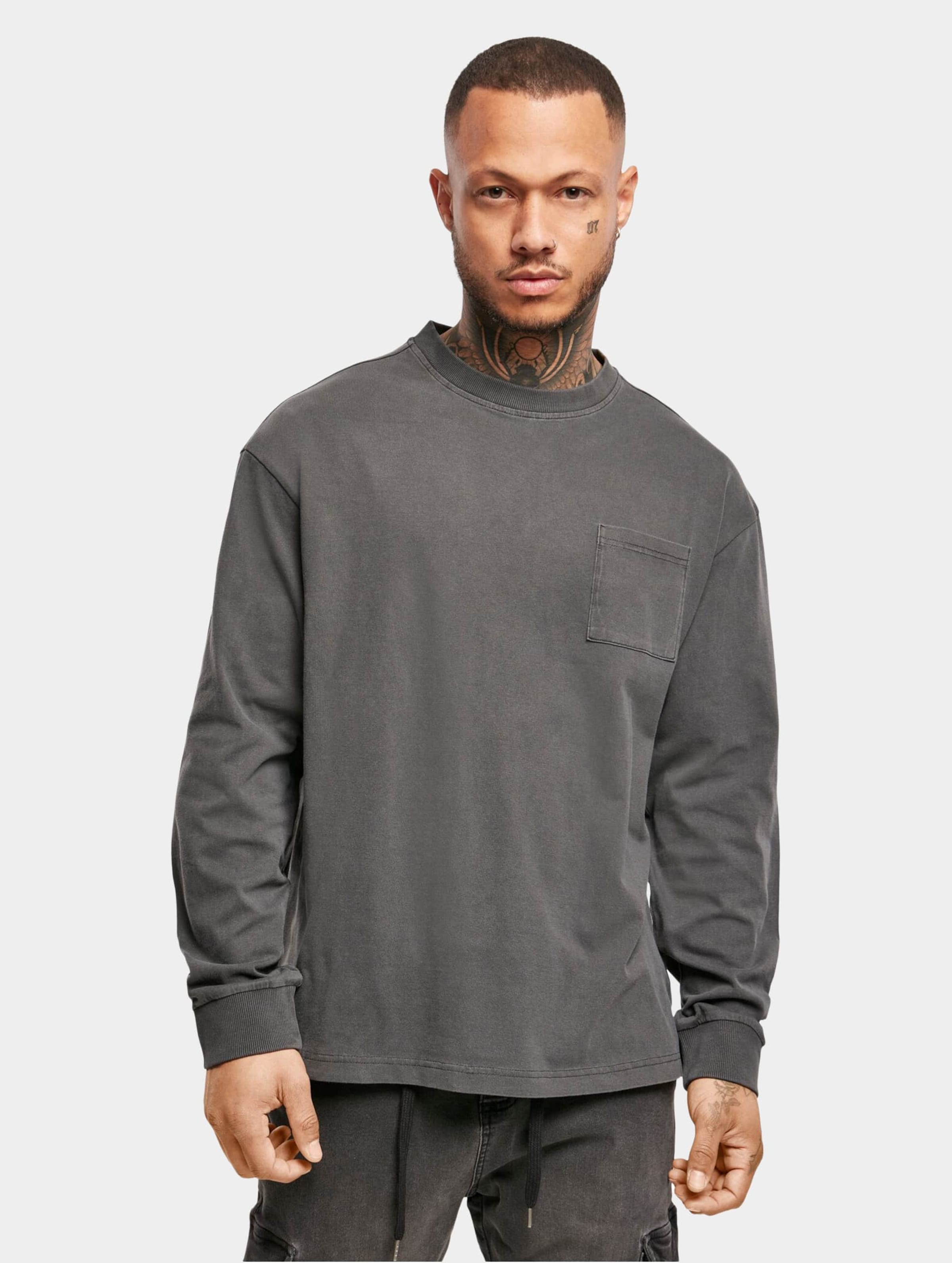 Urban Classics Pigment Dyed Pocket Longsleeve
