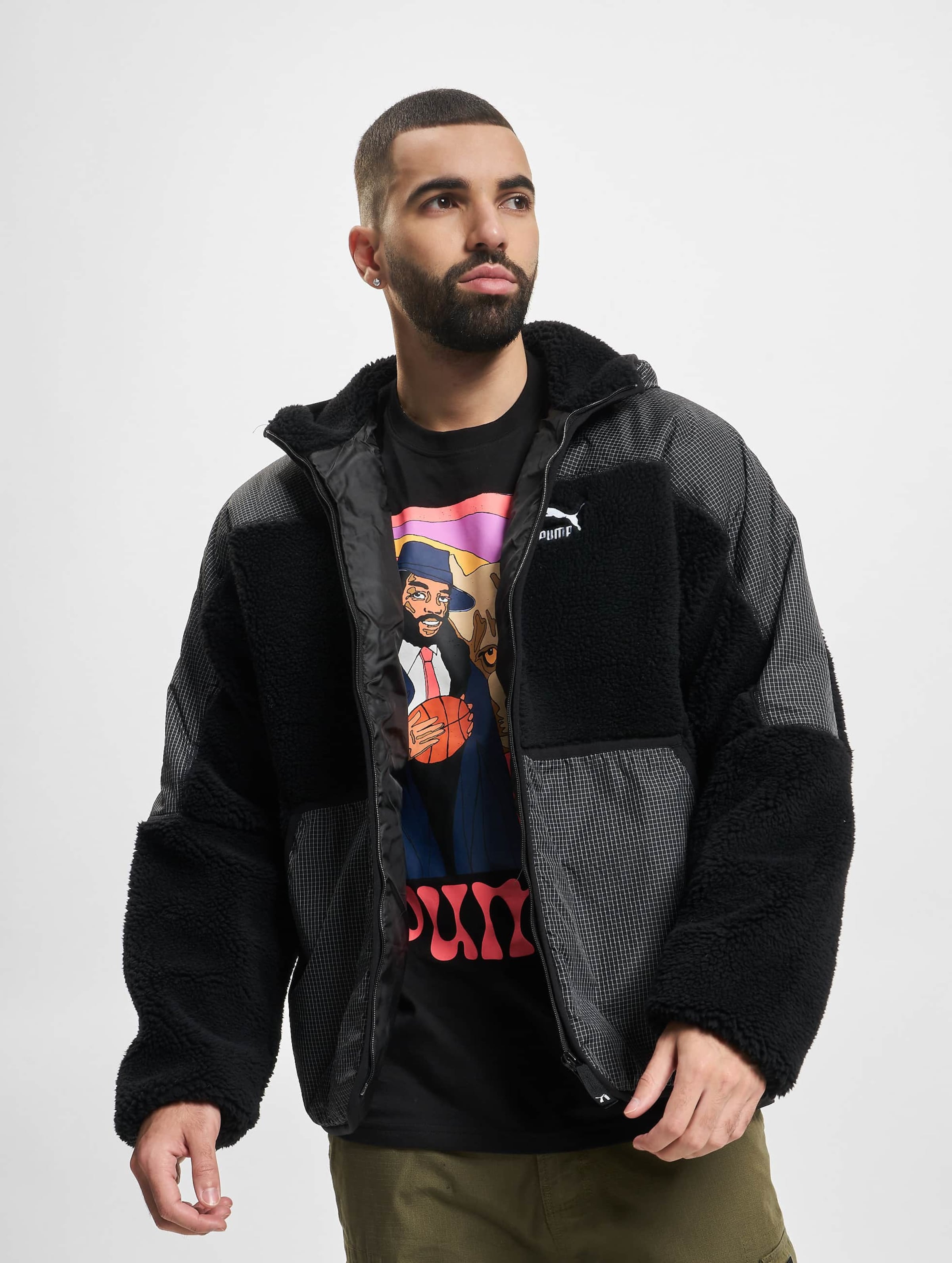 Puma Sherpa Hooded Lightweight Jacket