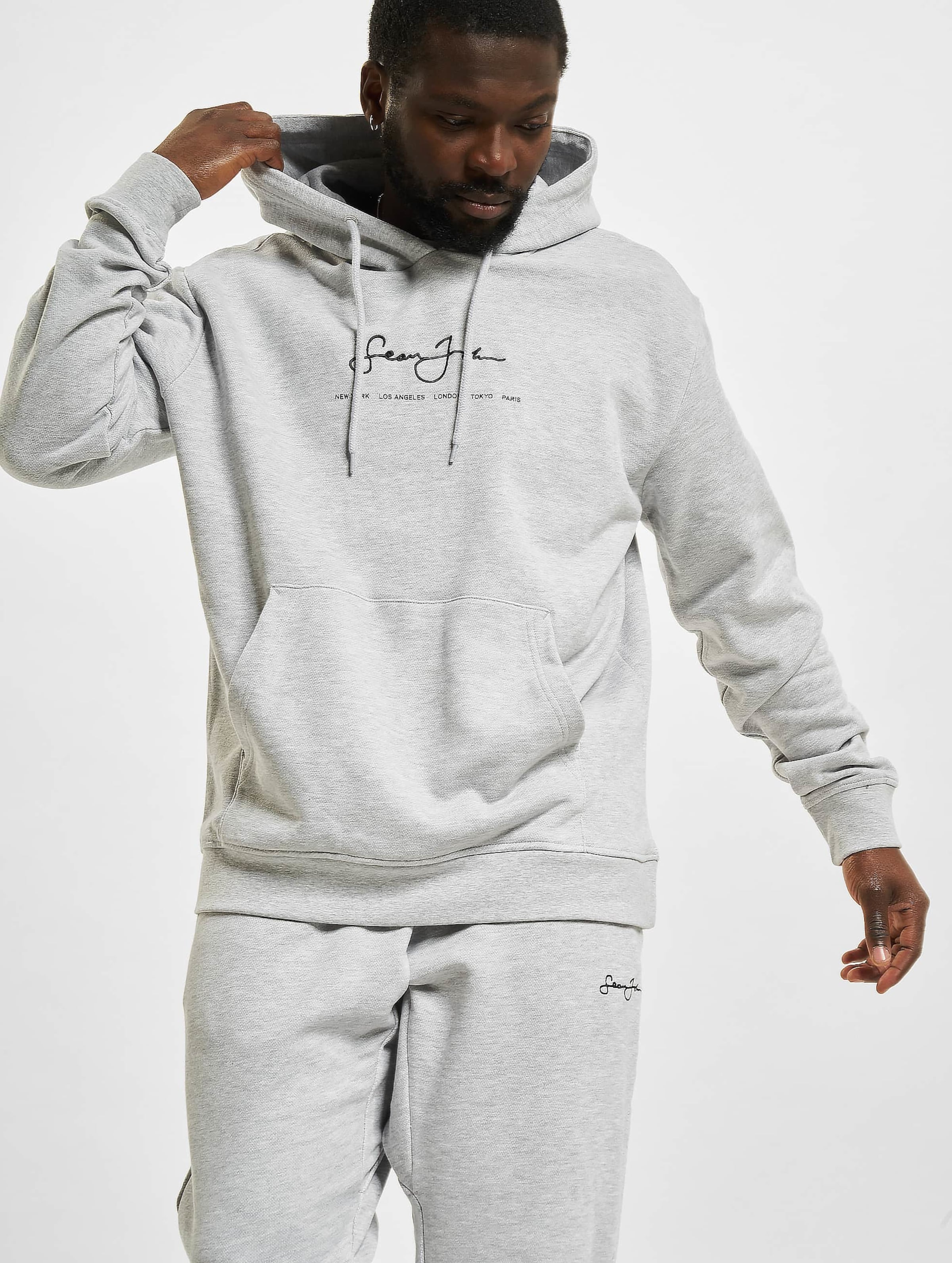Sean John JM-HD012-013-04 Classic Logo Essential Hoodie