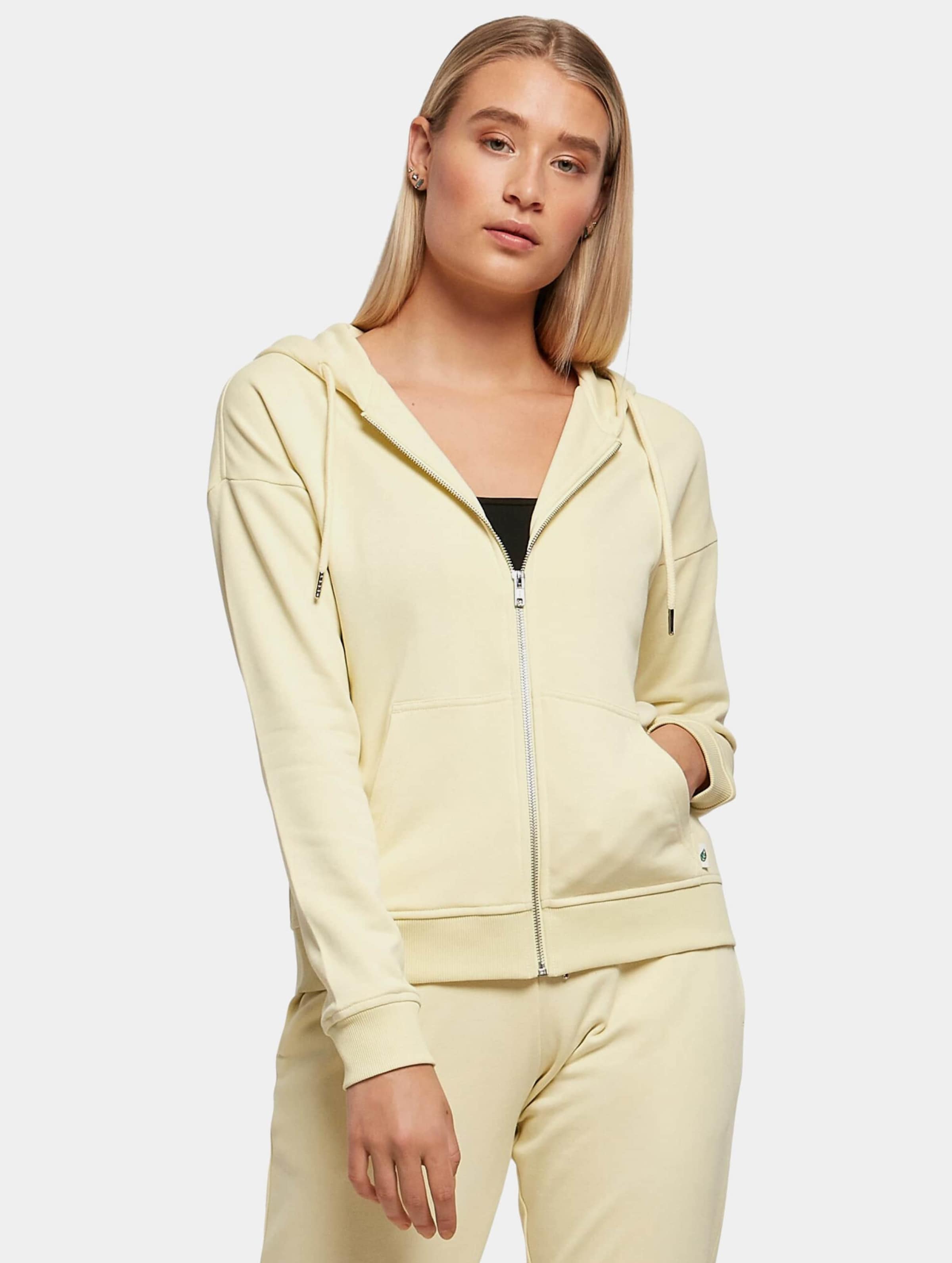 Urban Classics Ladies Organic Terry Zip Hoody