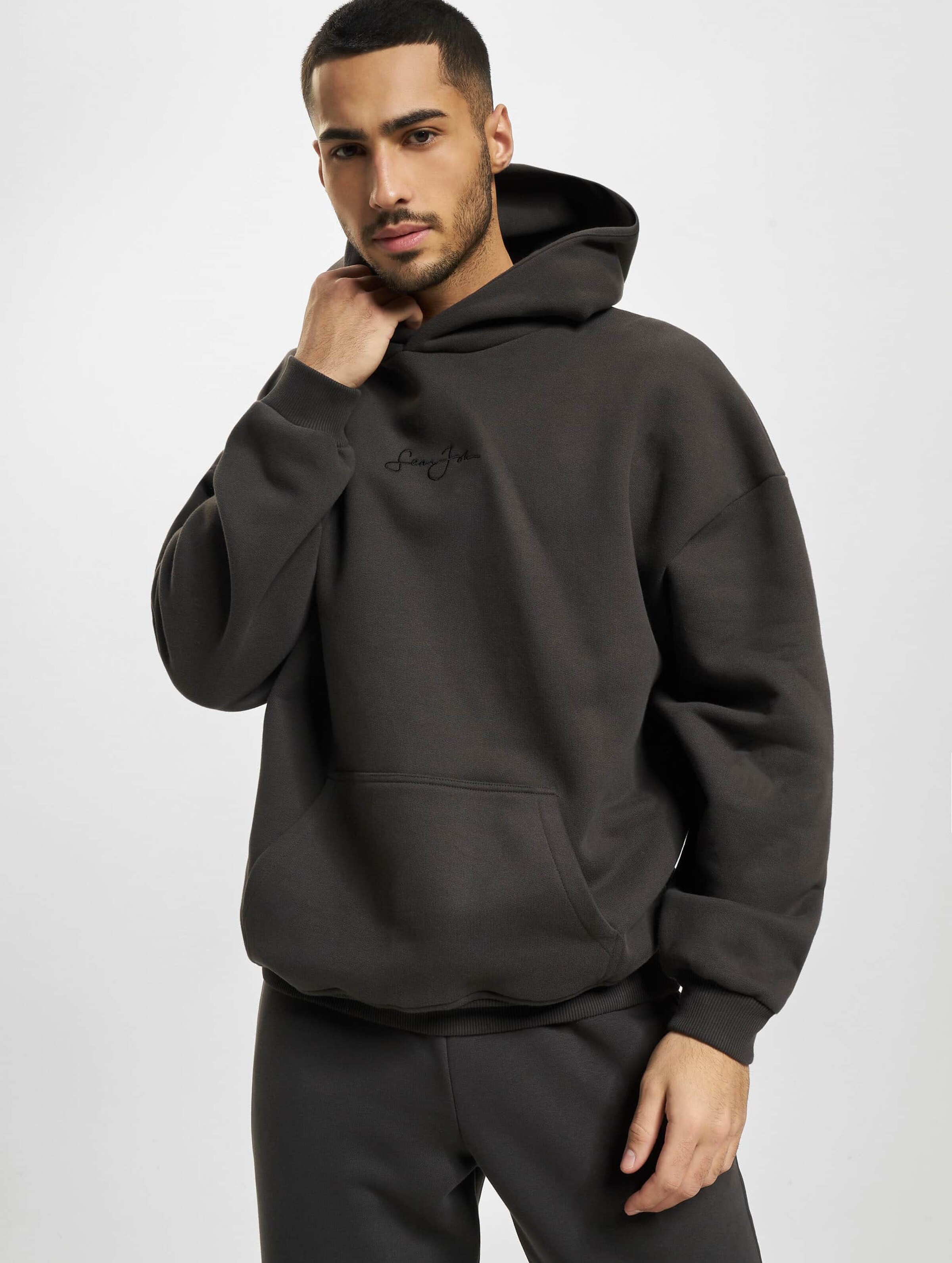 Sean John JM231-024-03 SJ Script Logo Backprint Peached Hoodie