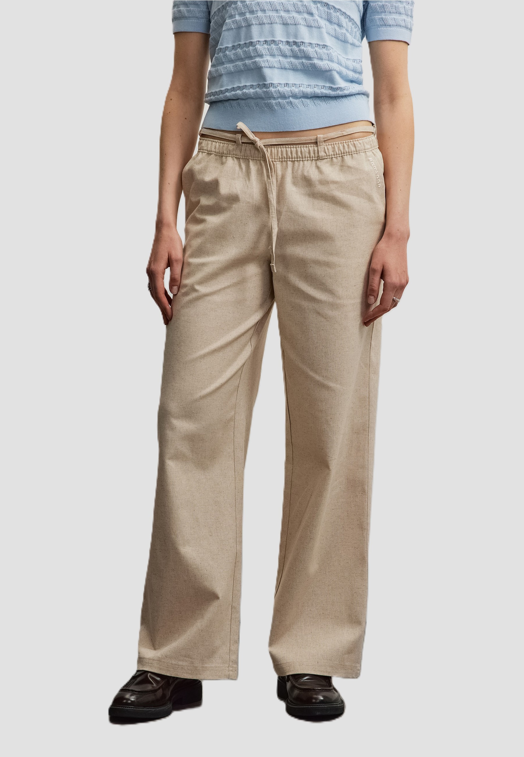 PEGADOR Brunate Linen Pants