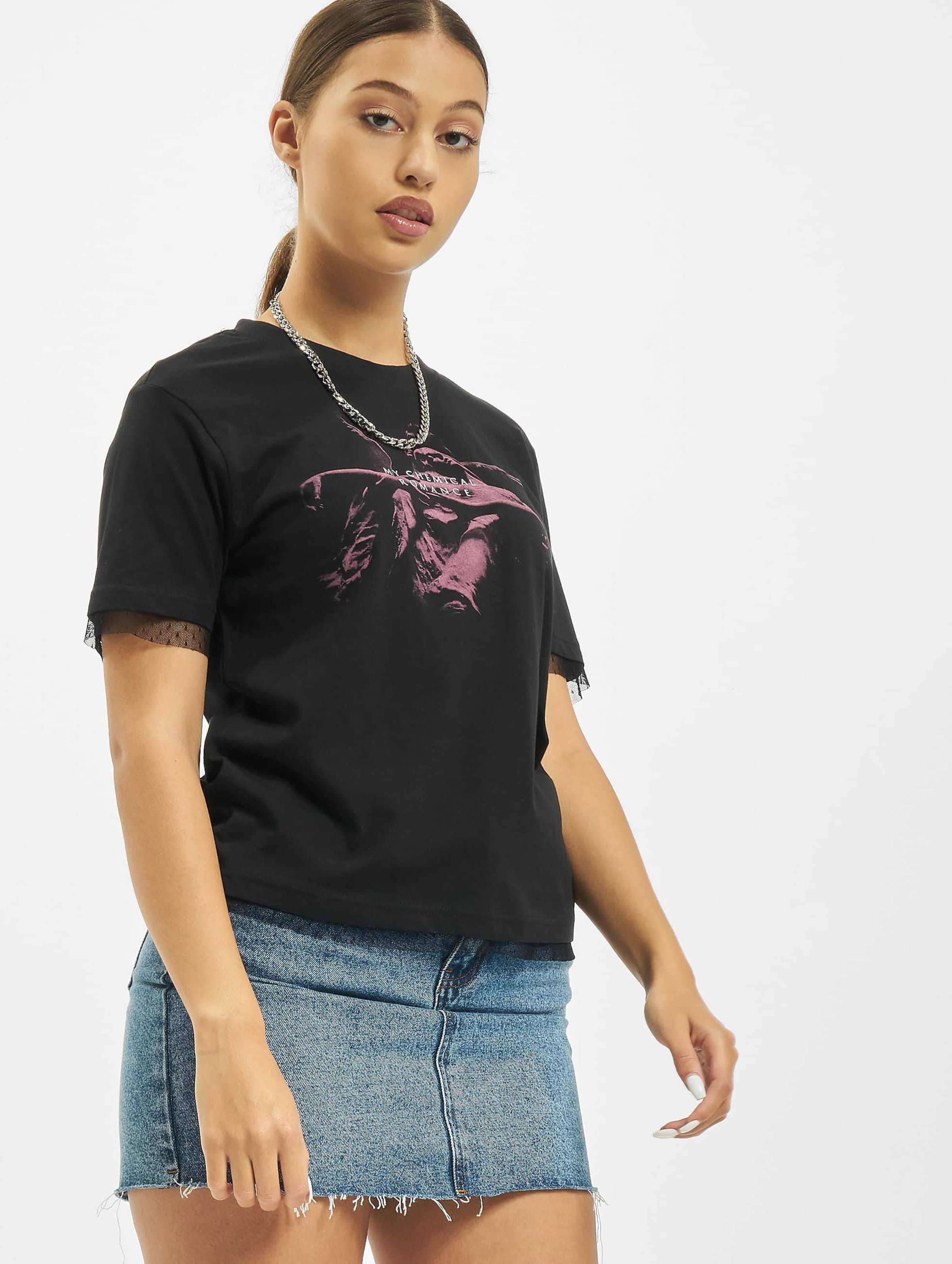 Merchcode Ladies My Chemical Romance Shrine Angel Laces Tee