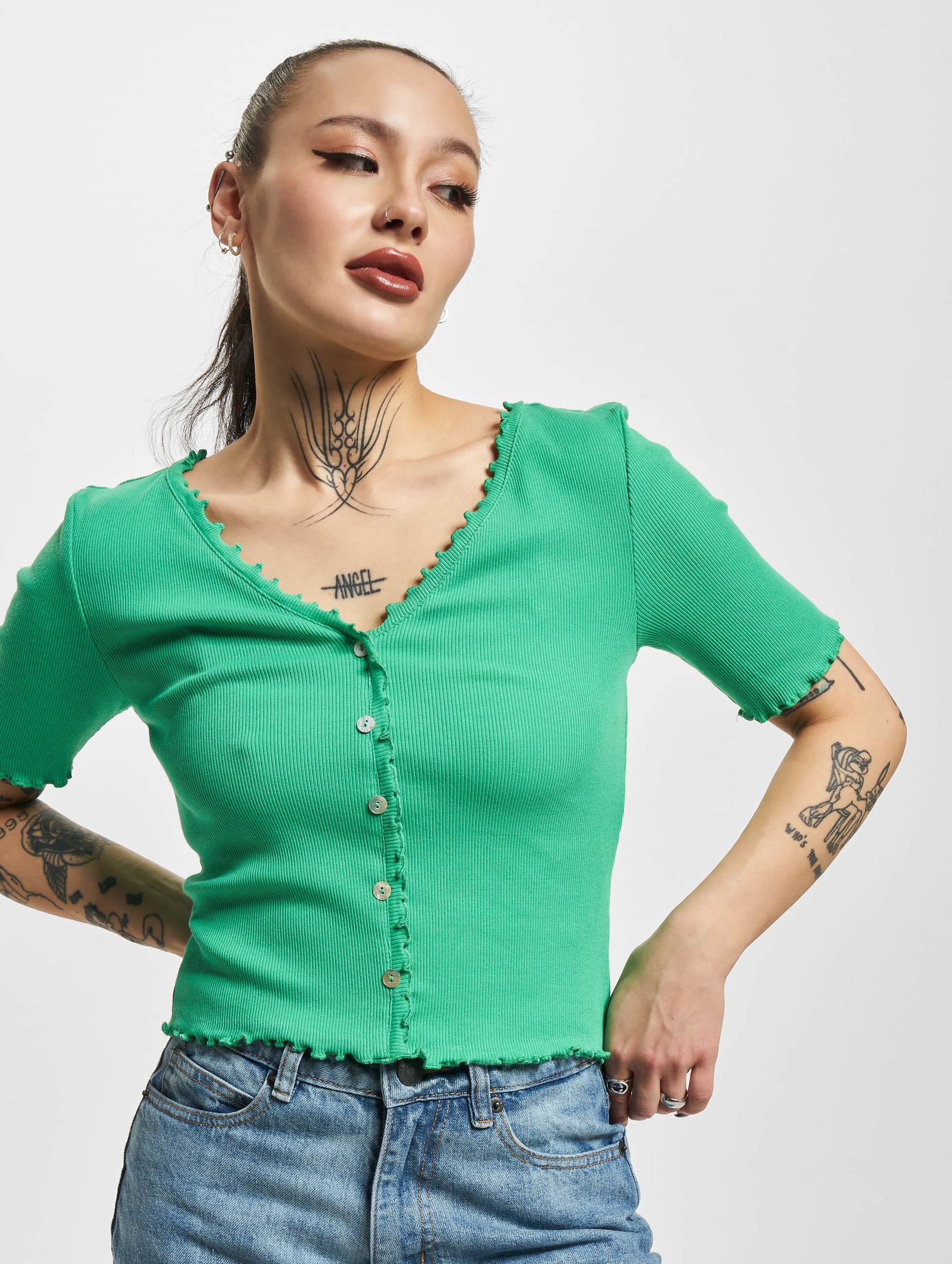 Only Laila Button Top