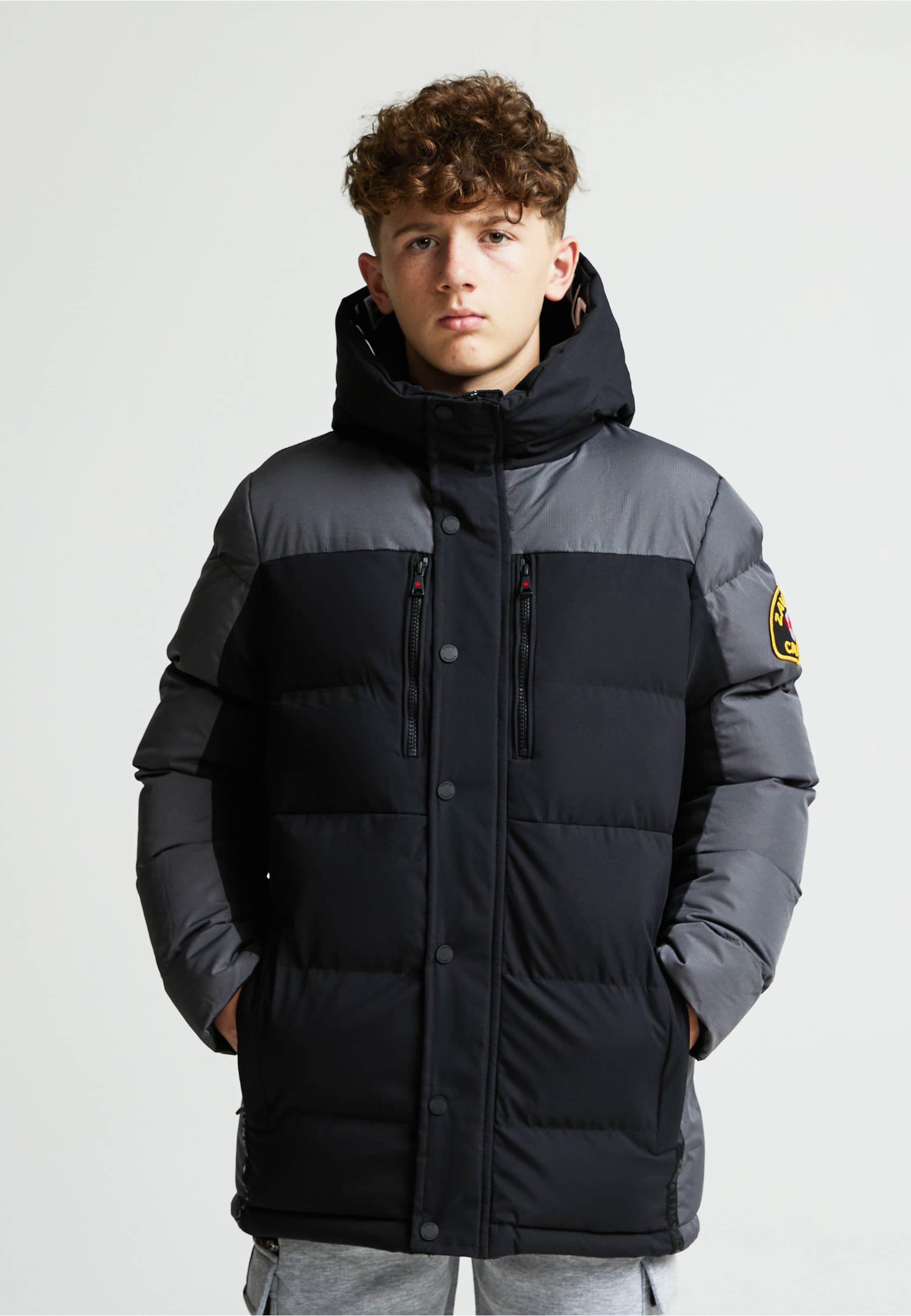 Zavetti Canada JNR RAFFINO COLOURBLOCK PUFFER JACKET