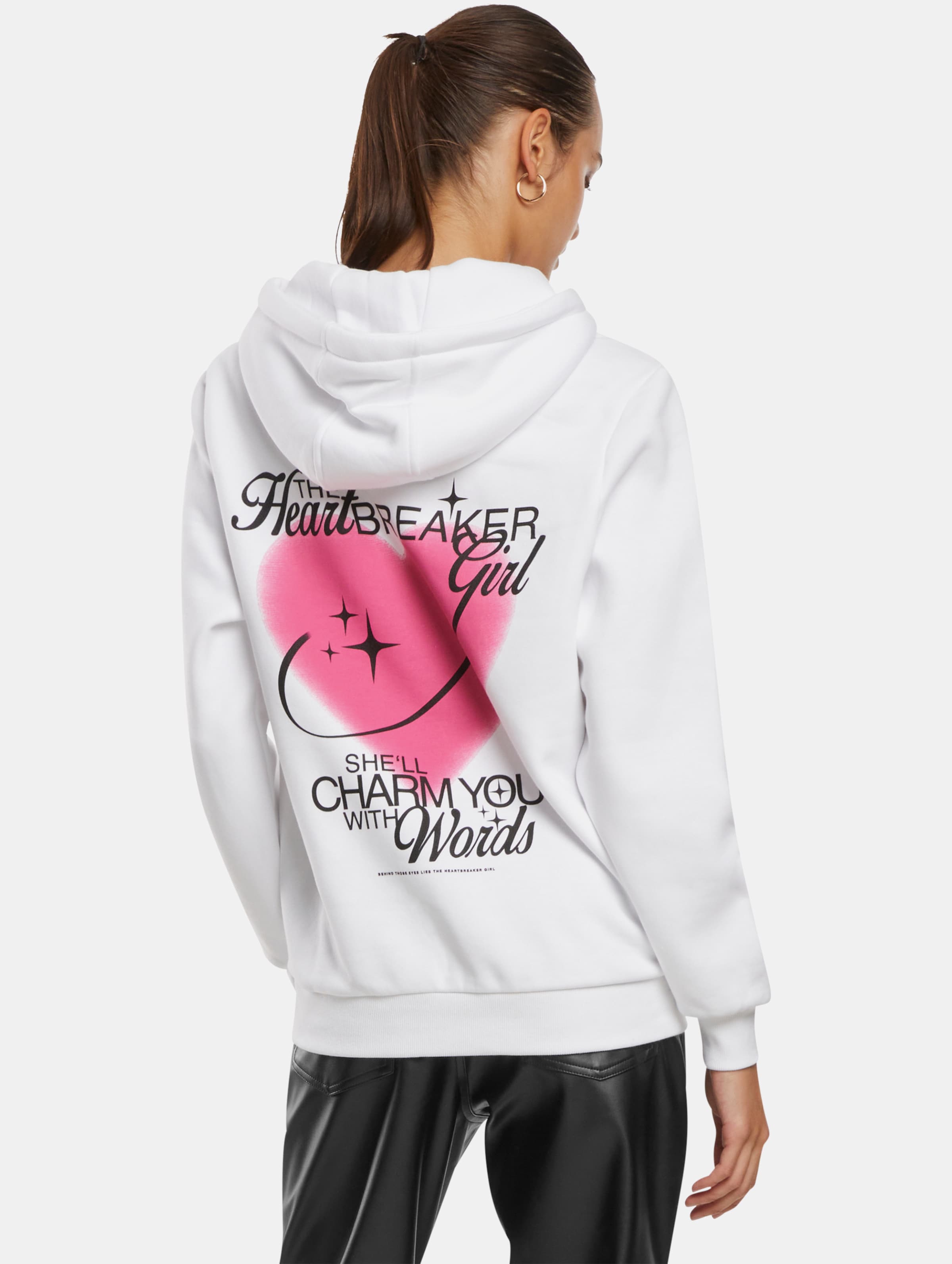 Miss Tee Heartbreaker Girl Ladies Fluffy Hoody