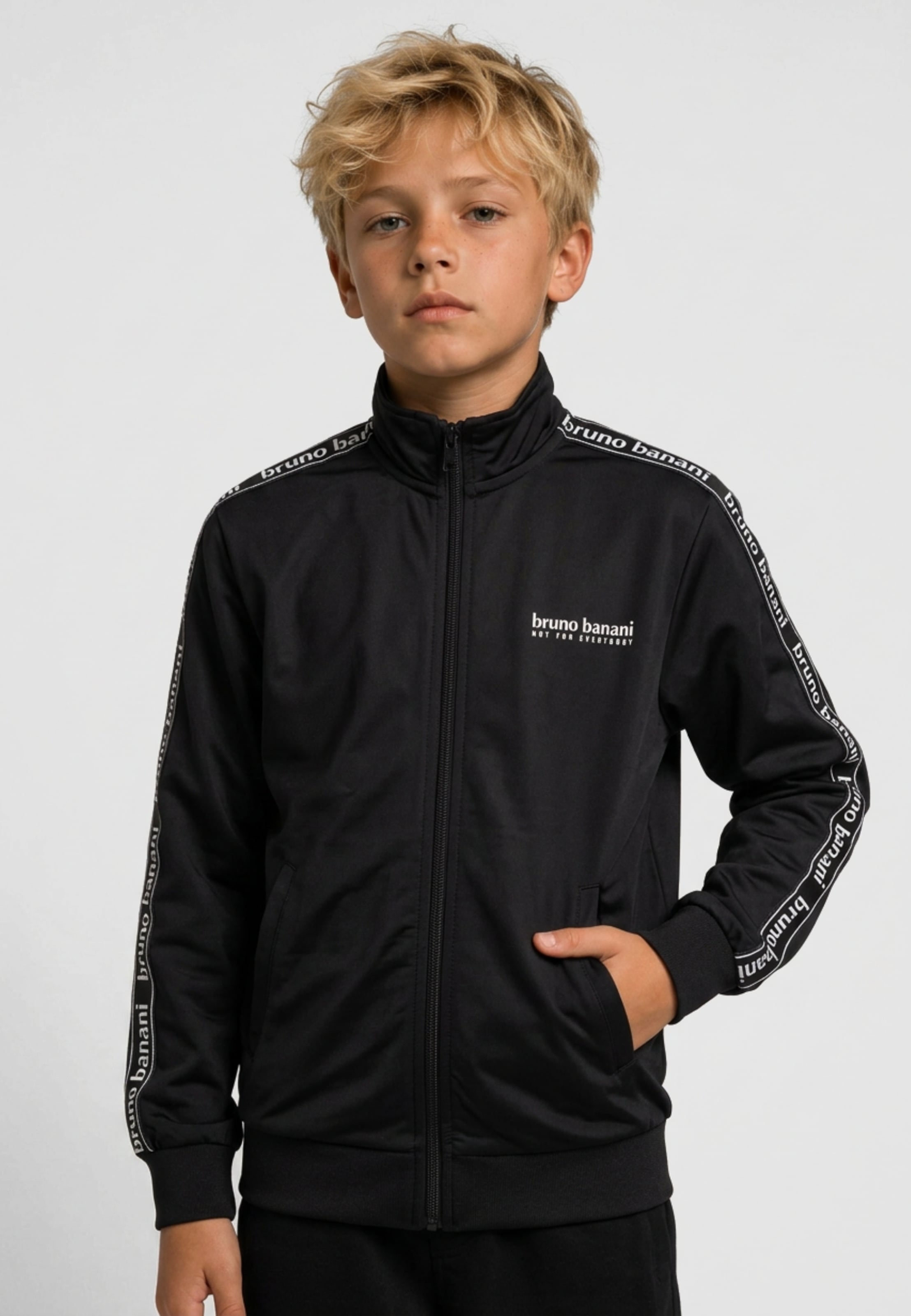 Bruno Banani Tape Logo Print Trackjacket