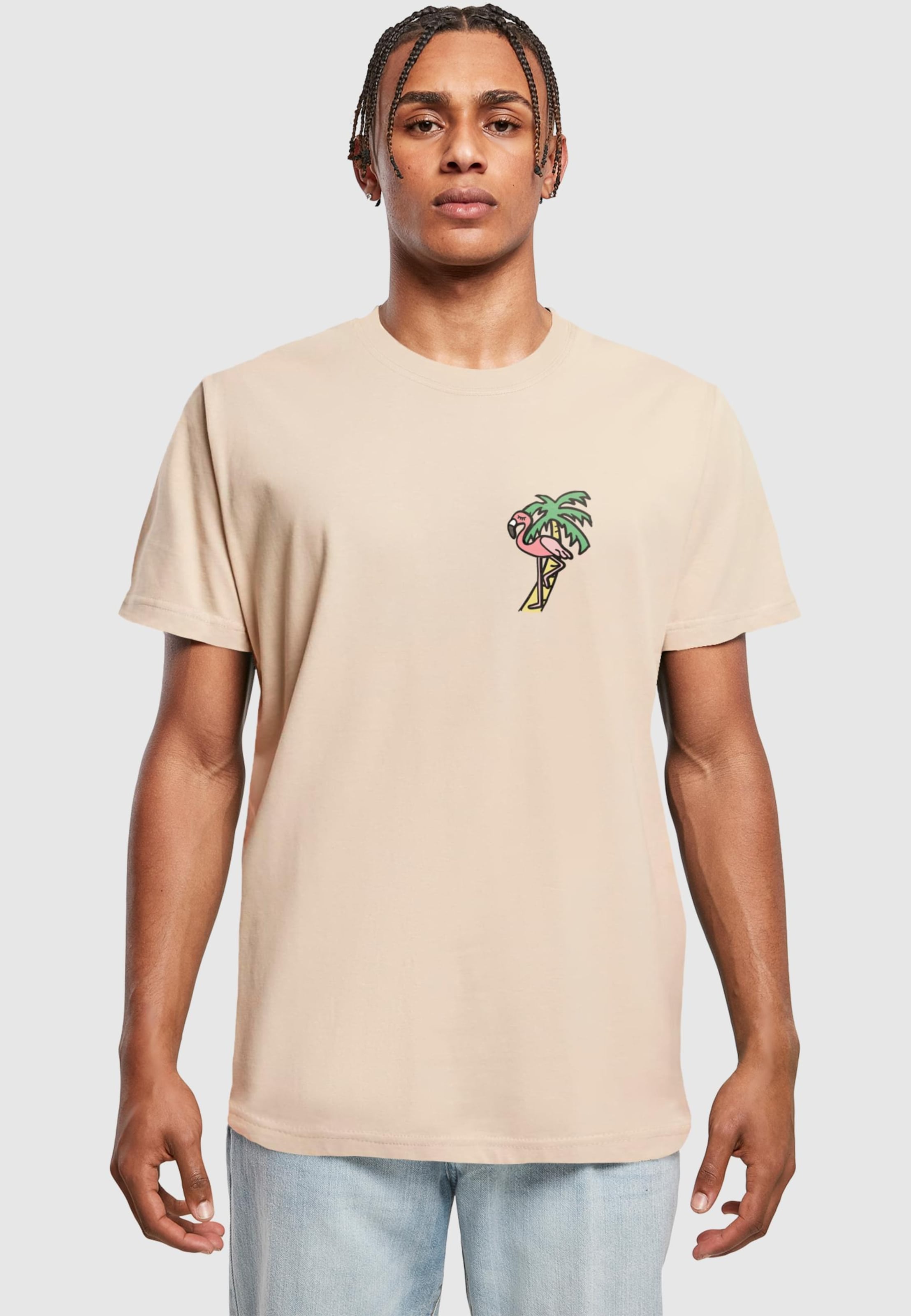 Mister Tee Flamingo T-Shirt Round Neck