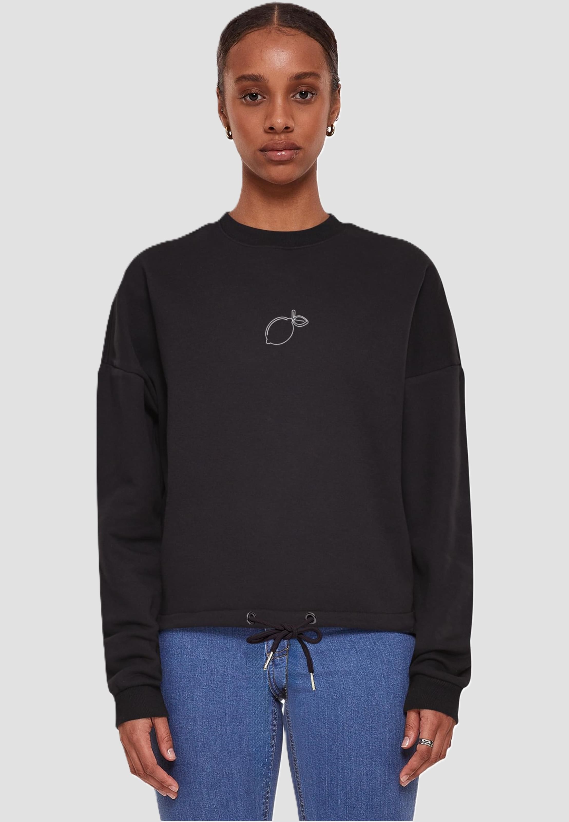Merchcode Ladies Summer - Lemon Oversize Crewneck