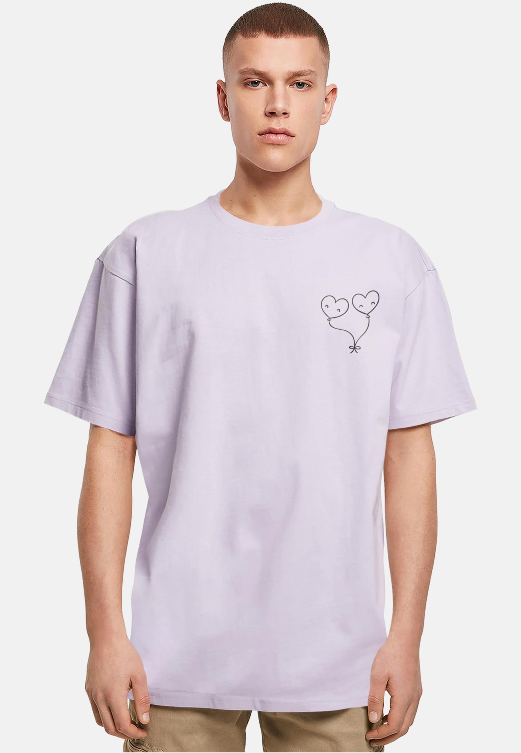 Merchcode Hugs & Love - Ballon Heavy Oversize Tee