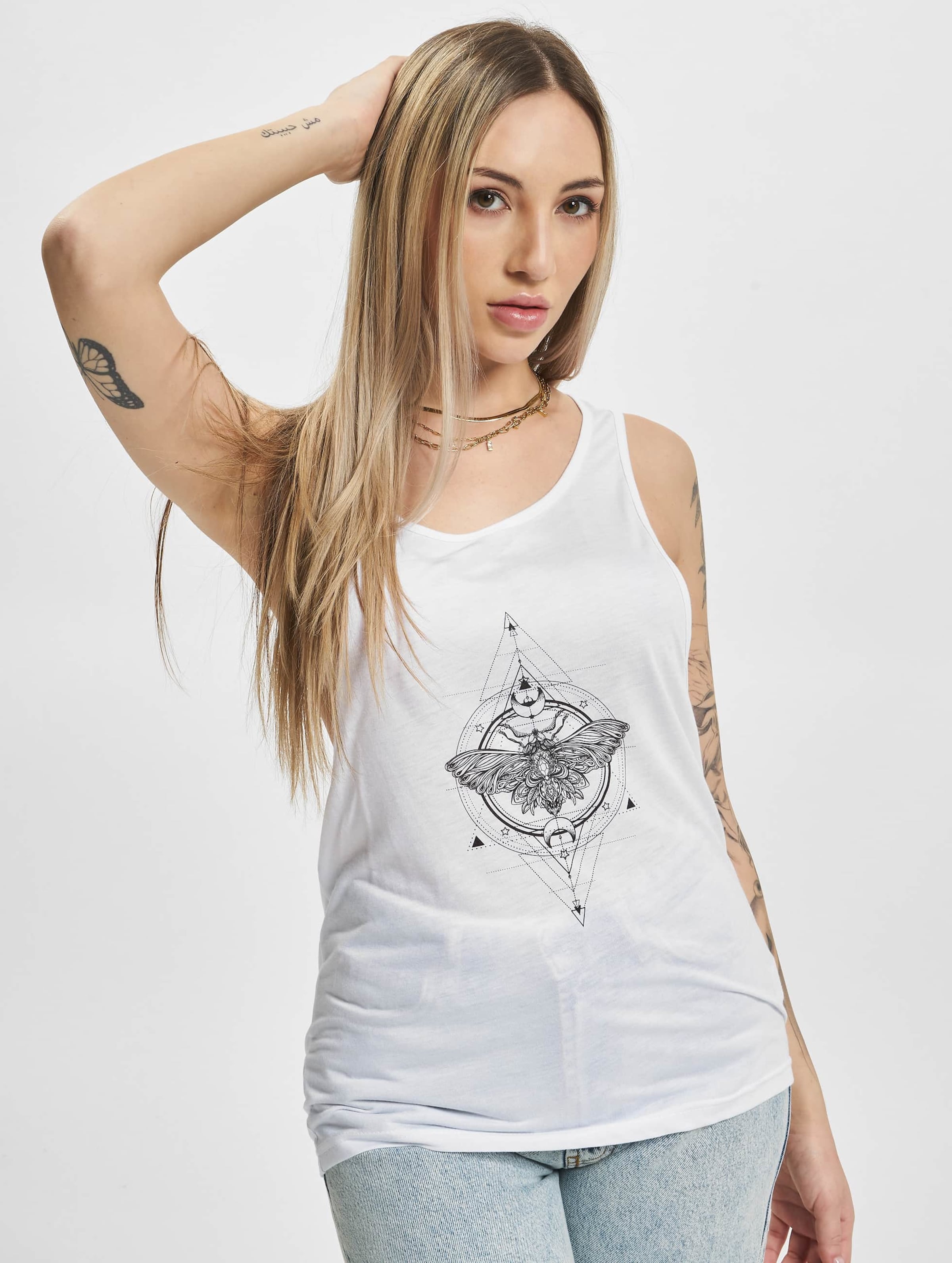 Mister Tee Ladies Moth Tank Top