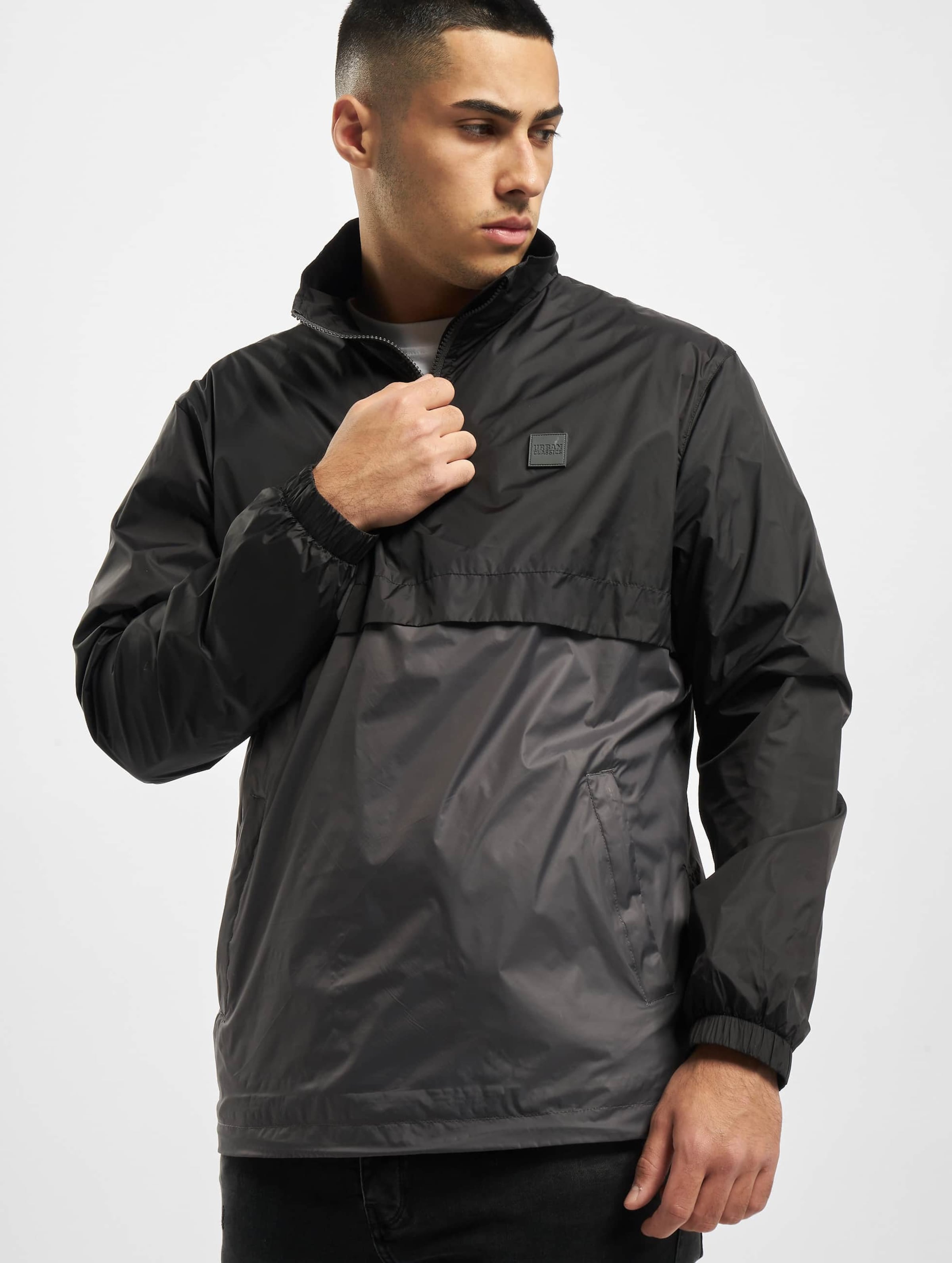Urban Classics Stand Up Collar Pull Over Jacket