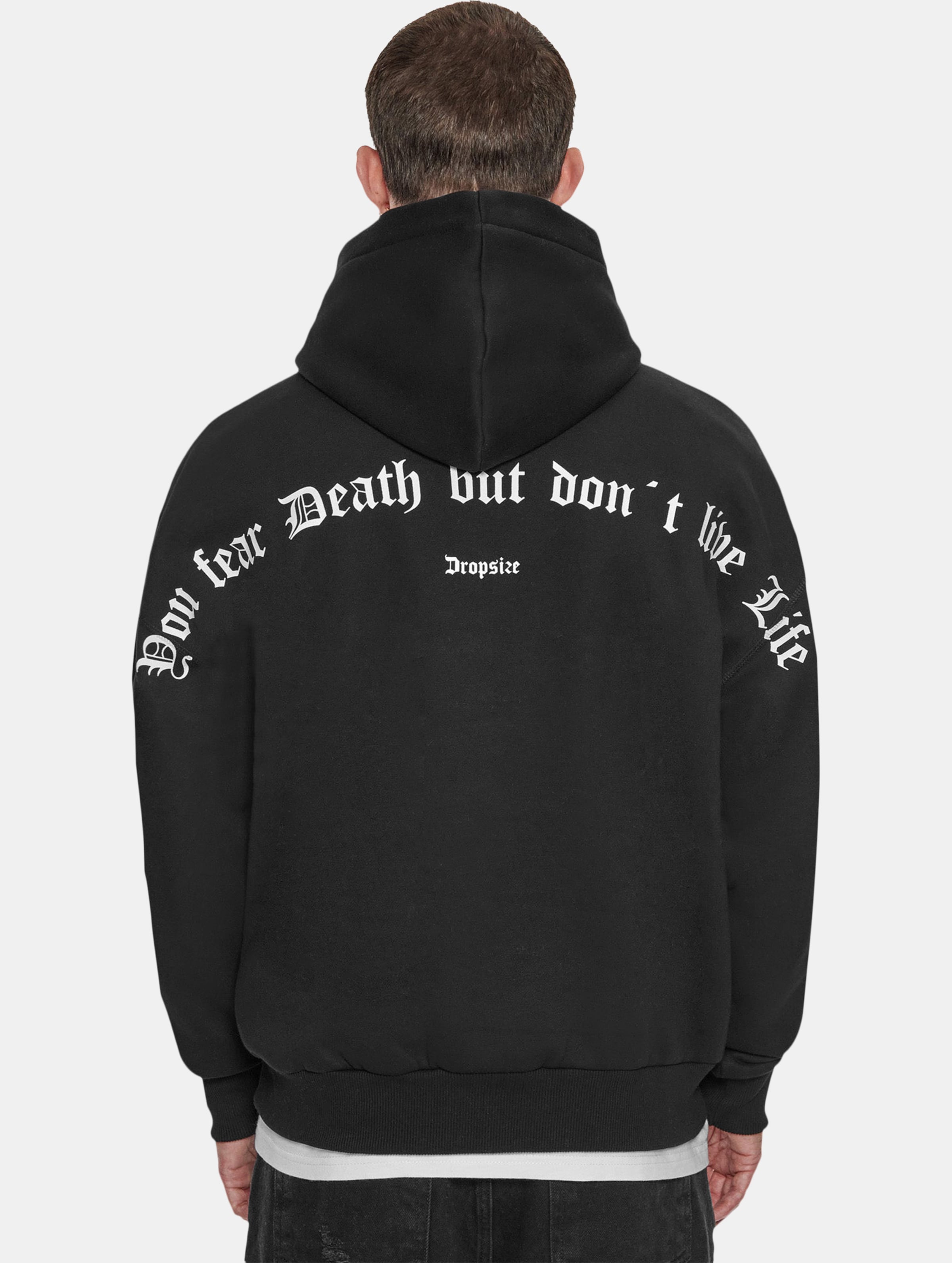 Dropsize Heavy Oversize Fear Death Hoodie