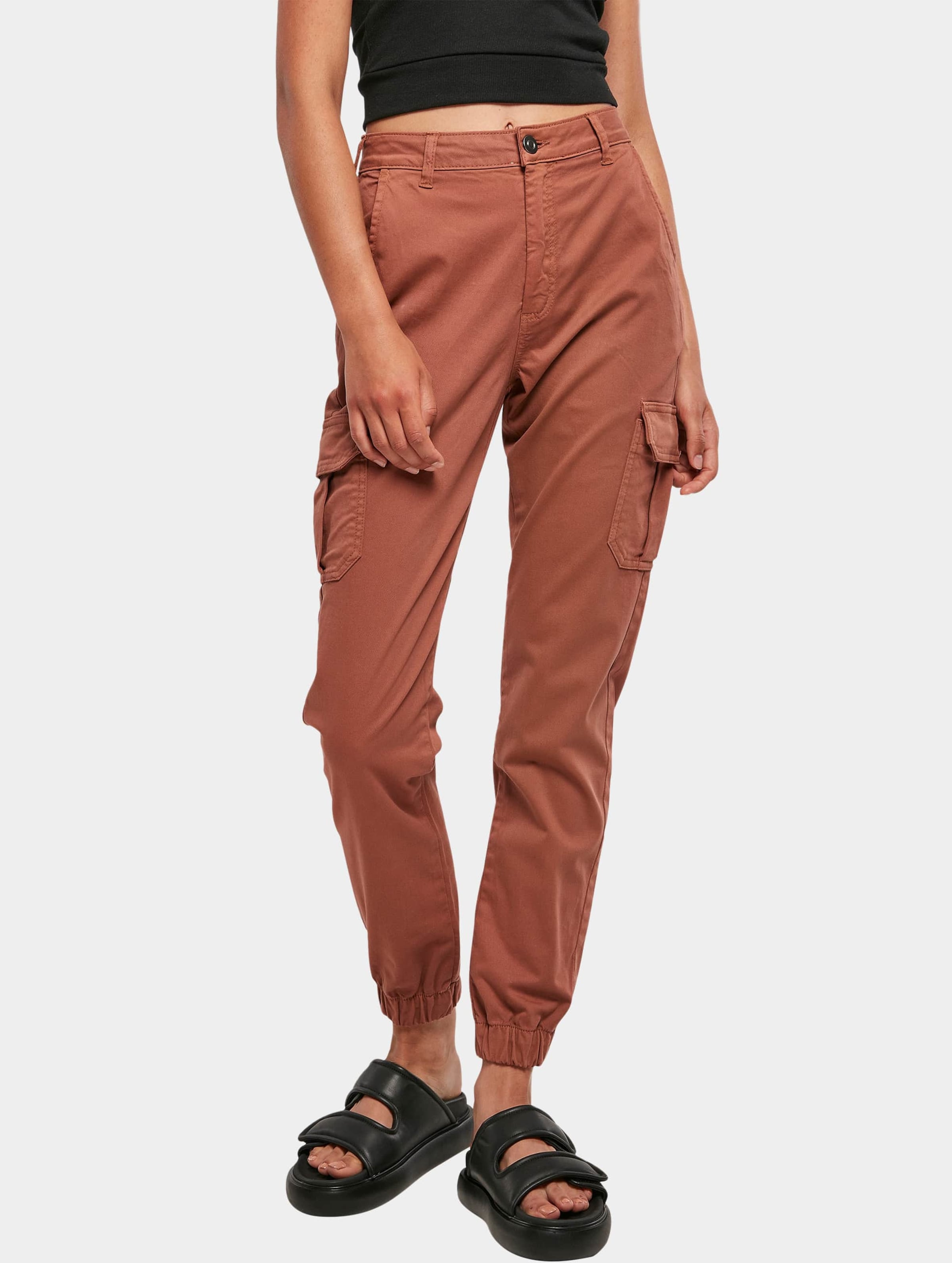 Urban Classics Ladies High Waist Cargo Pants