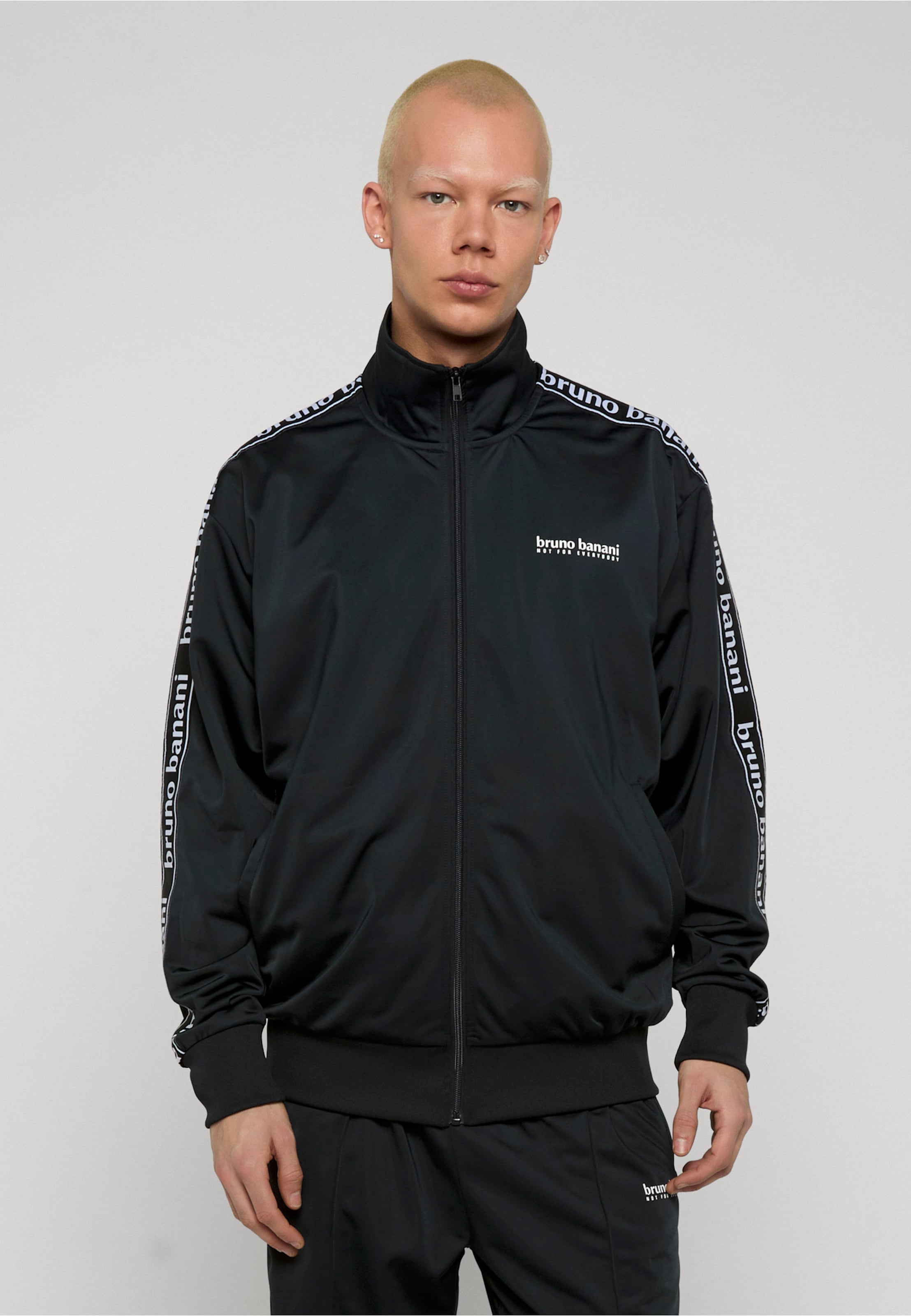 Bruno Banani Tape Logo Print Trackjacket