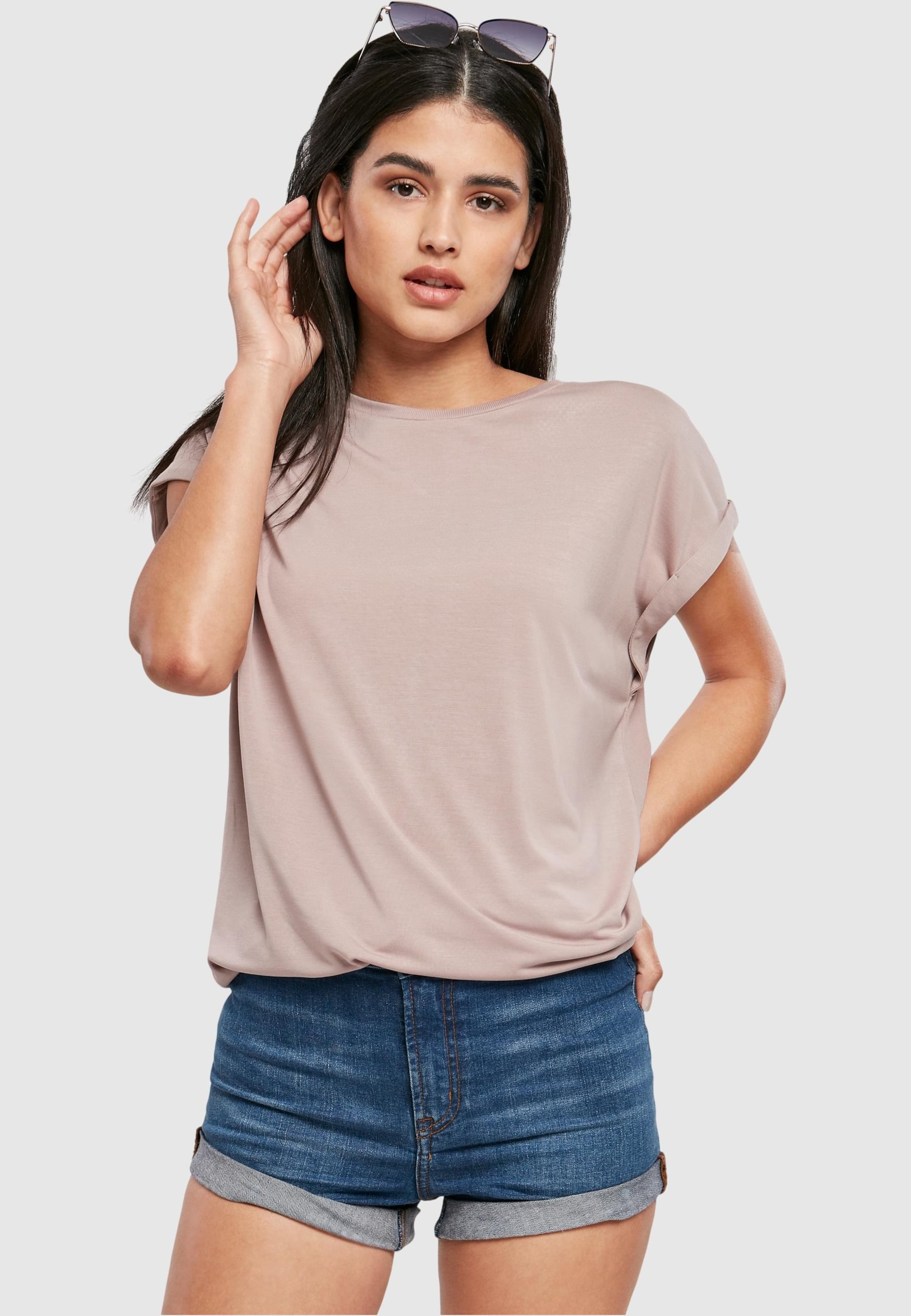 Urban Classics Ladies Modal Extended Shoulder Tee
