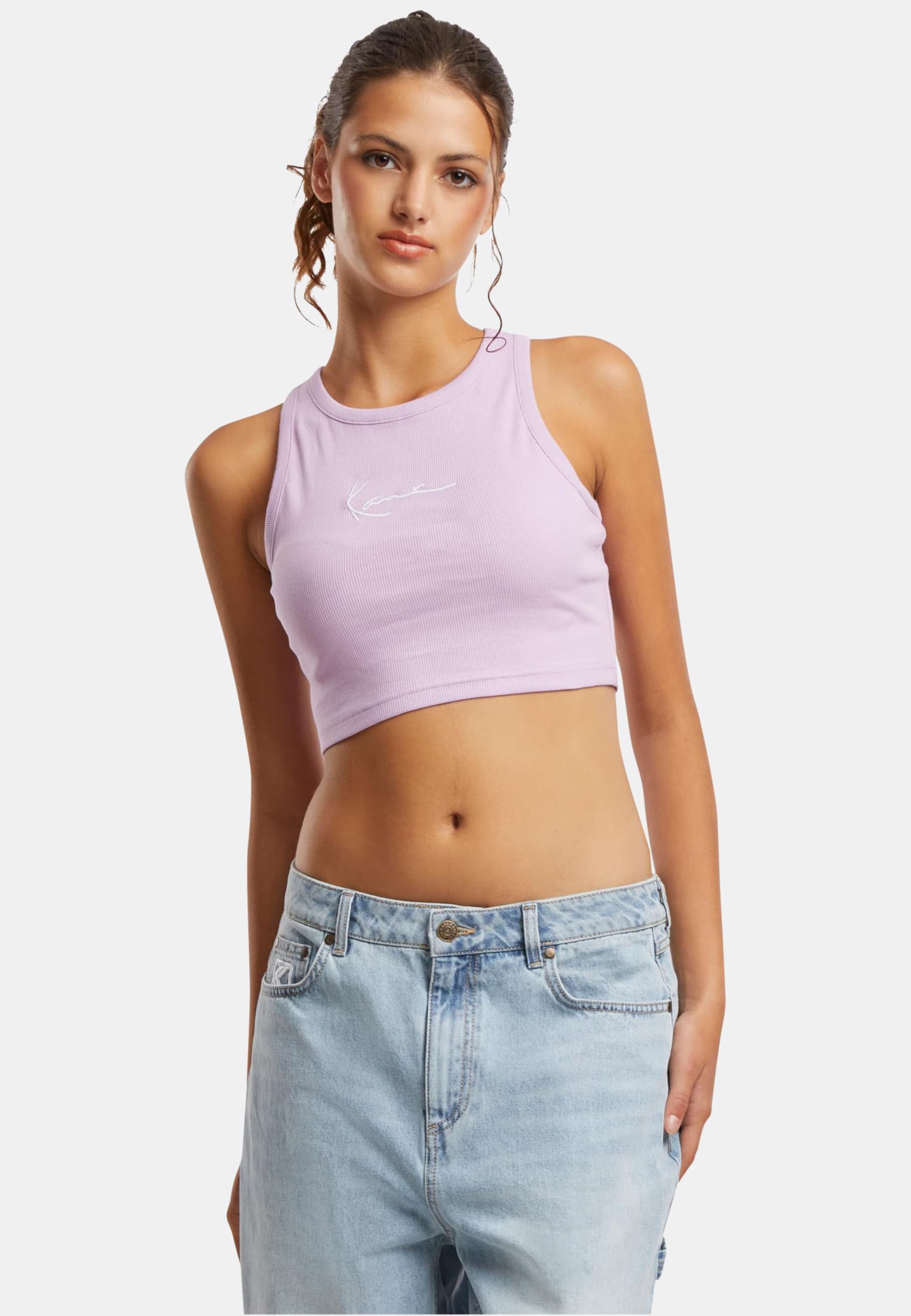 Karl Kani Small Signature Essential Racer Rib Top