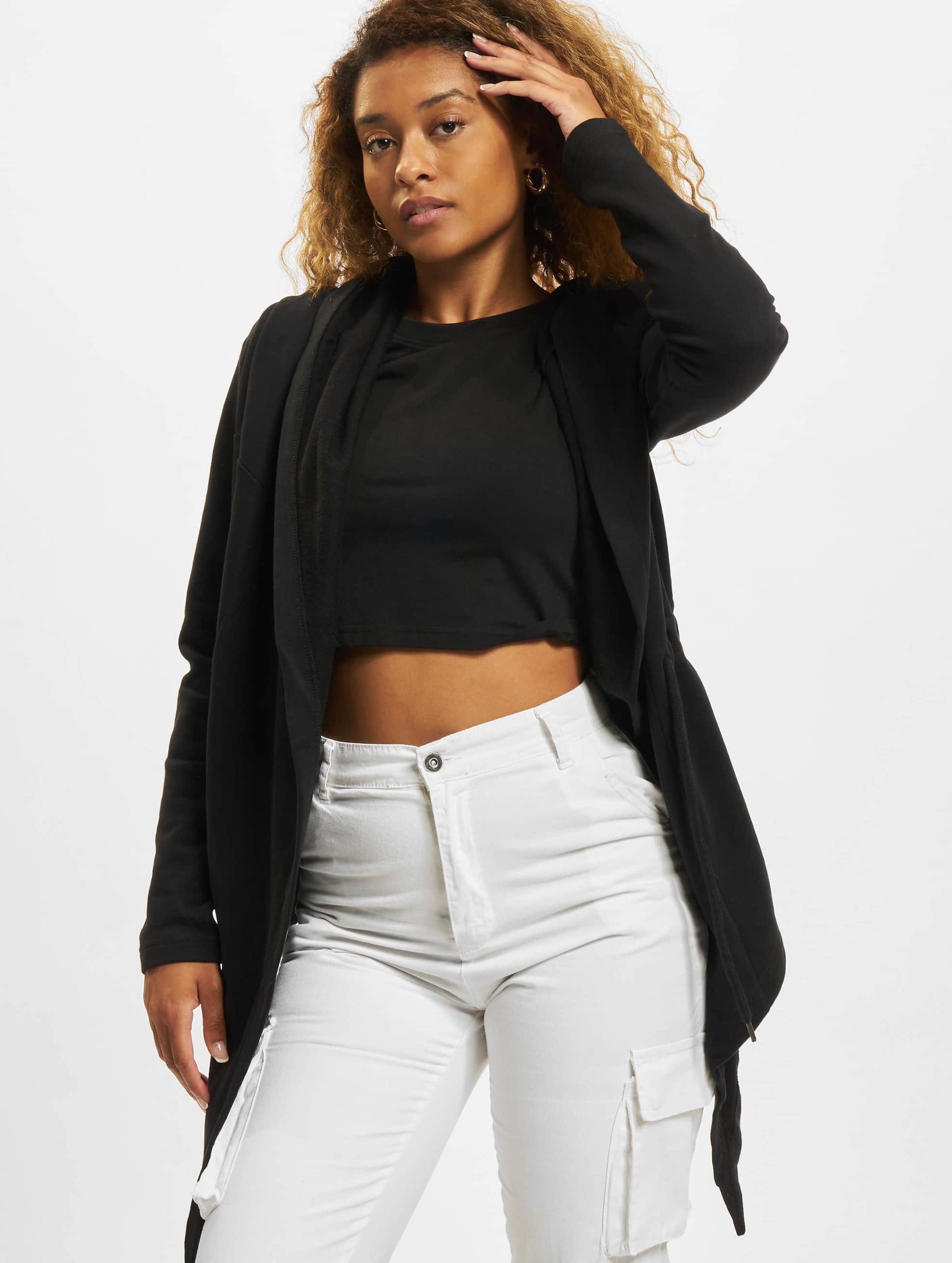 Urban Classics Ladies Hooded Sweat Cardigan