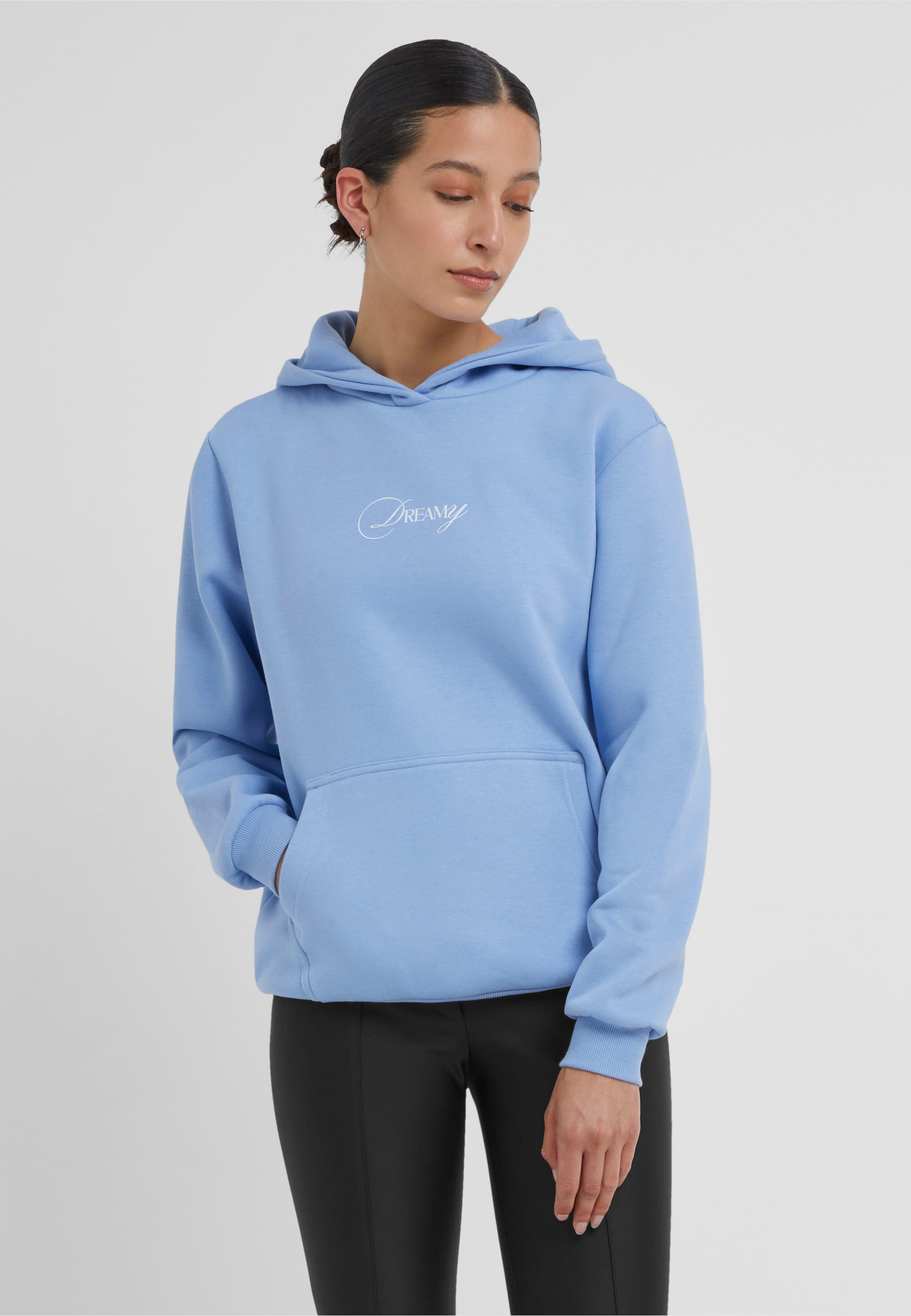 Miss Tee Dreamy Wording Ladies Fluffy Hoody