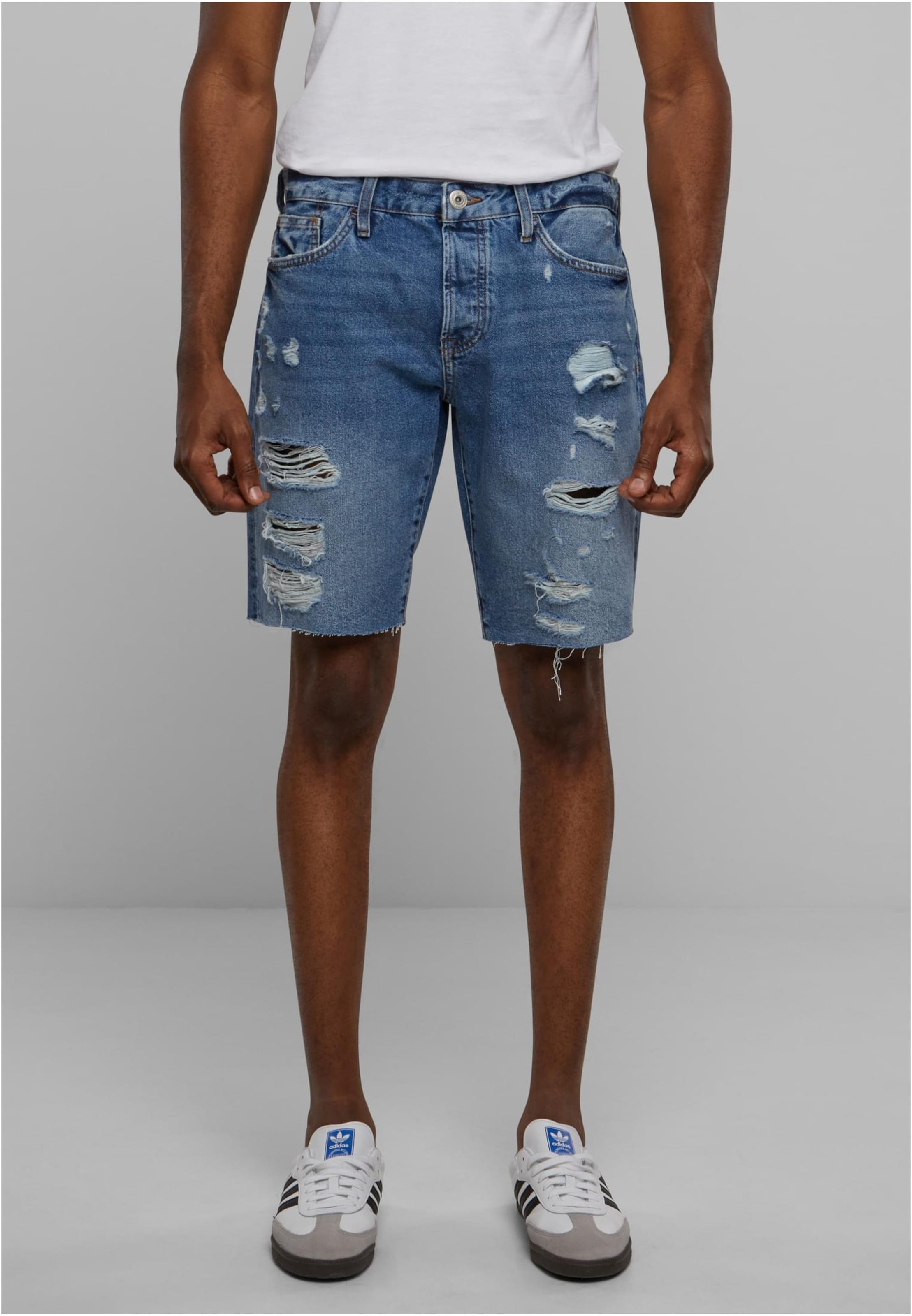 2Y Premium Destroyed Denim Short