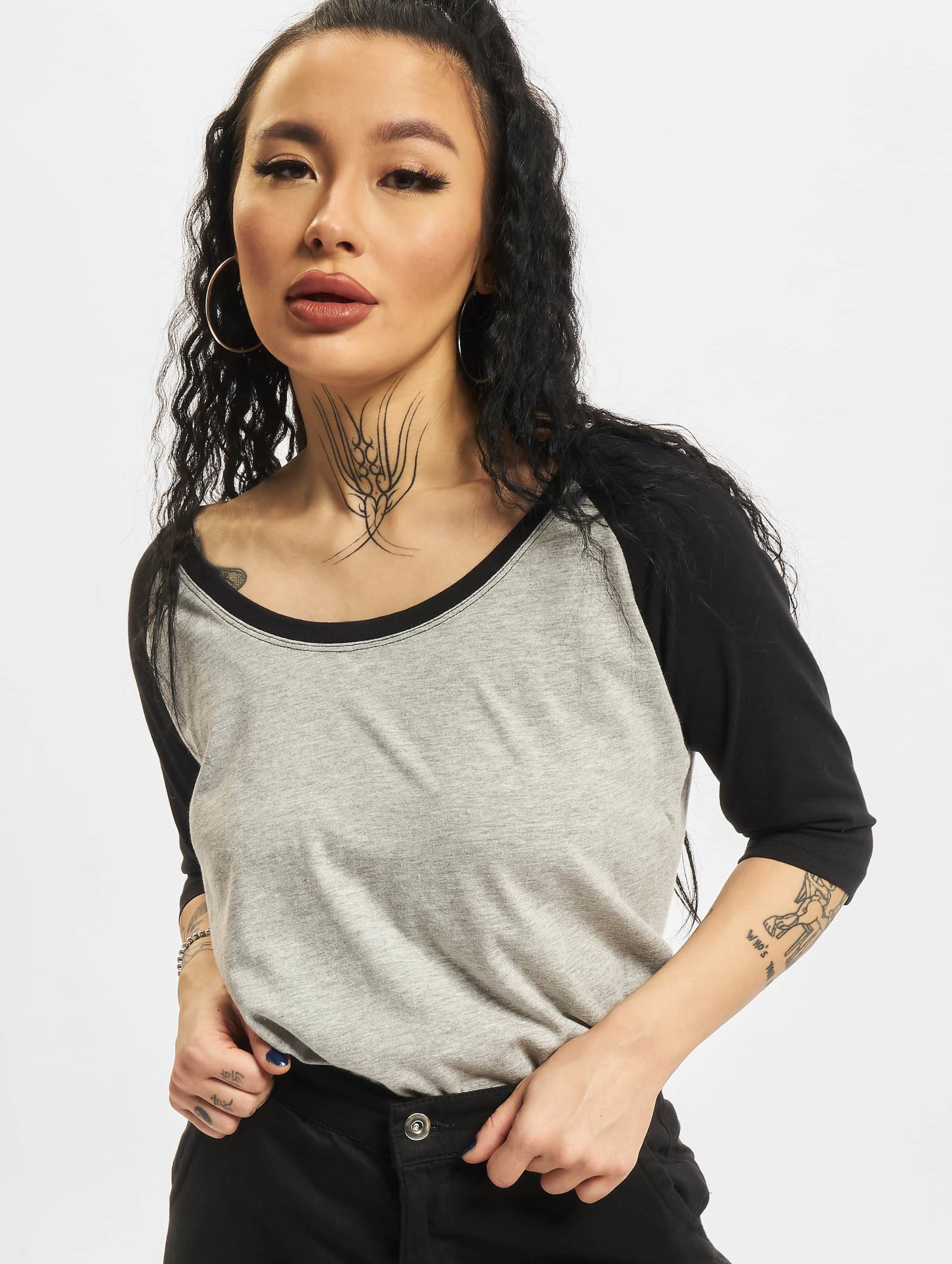 Urban Classics Ladies 3/4 Contrast Raglan Tee