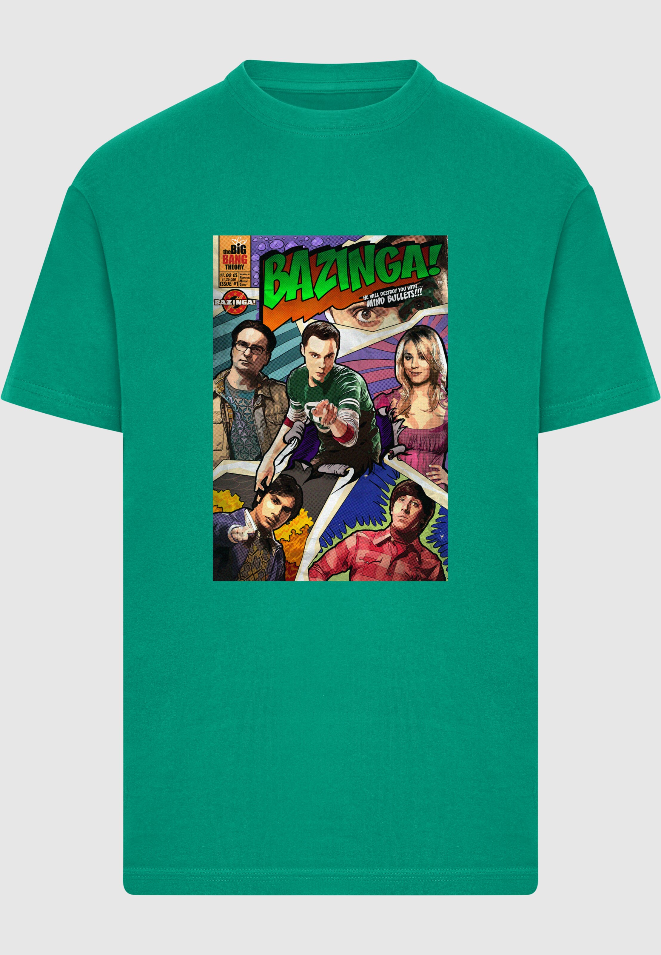 Merchcode The Big Bang Theory Bazinga Magazine Cover Tee