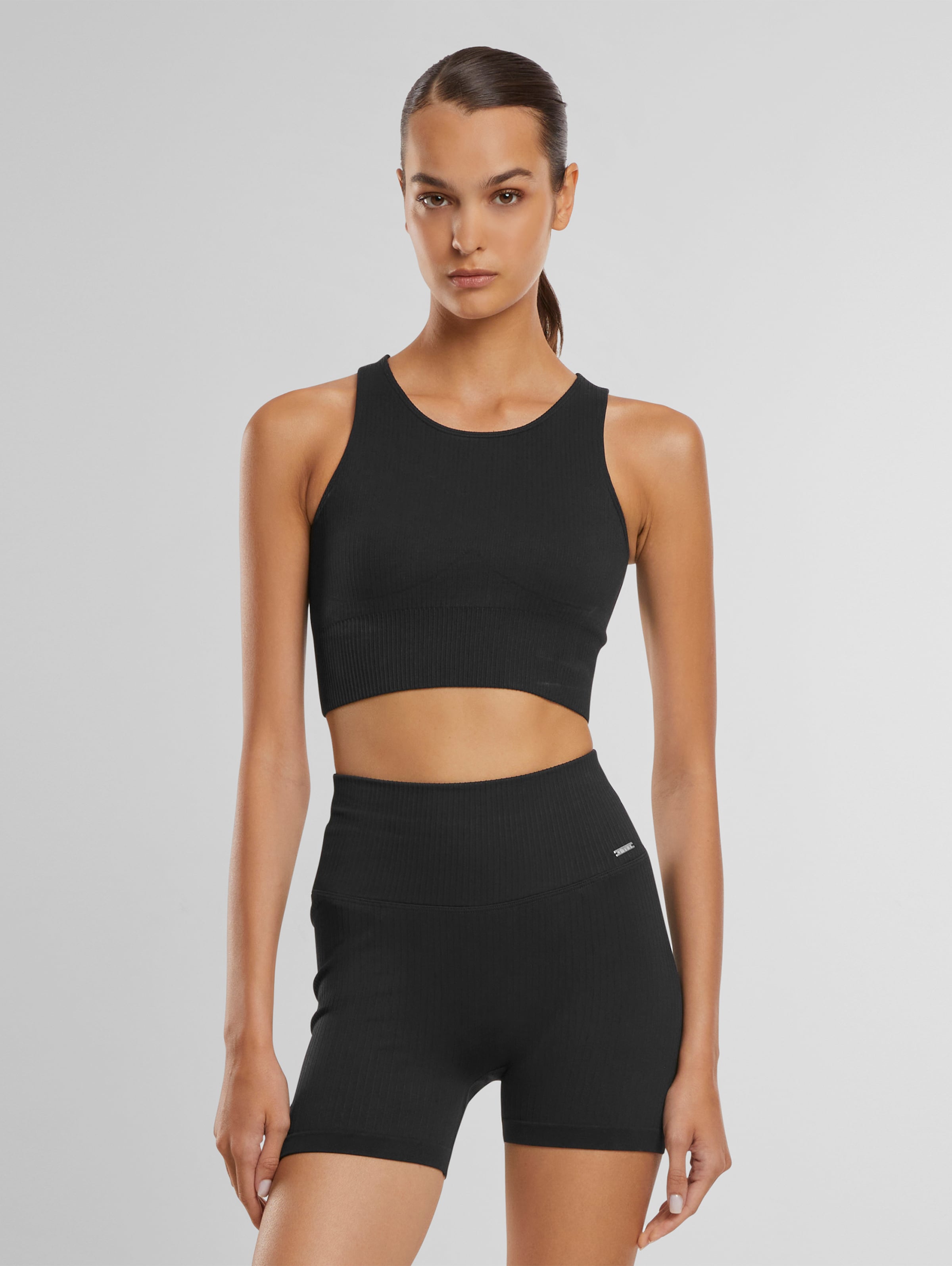 aim'n Ribbed Seamless Crop Top