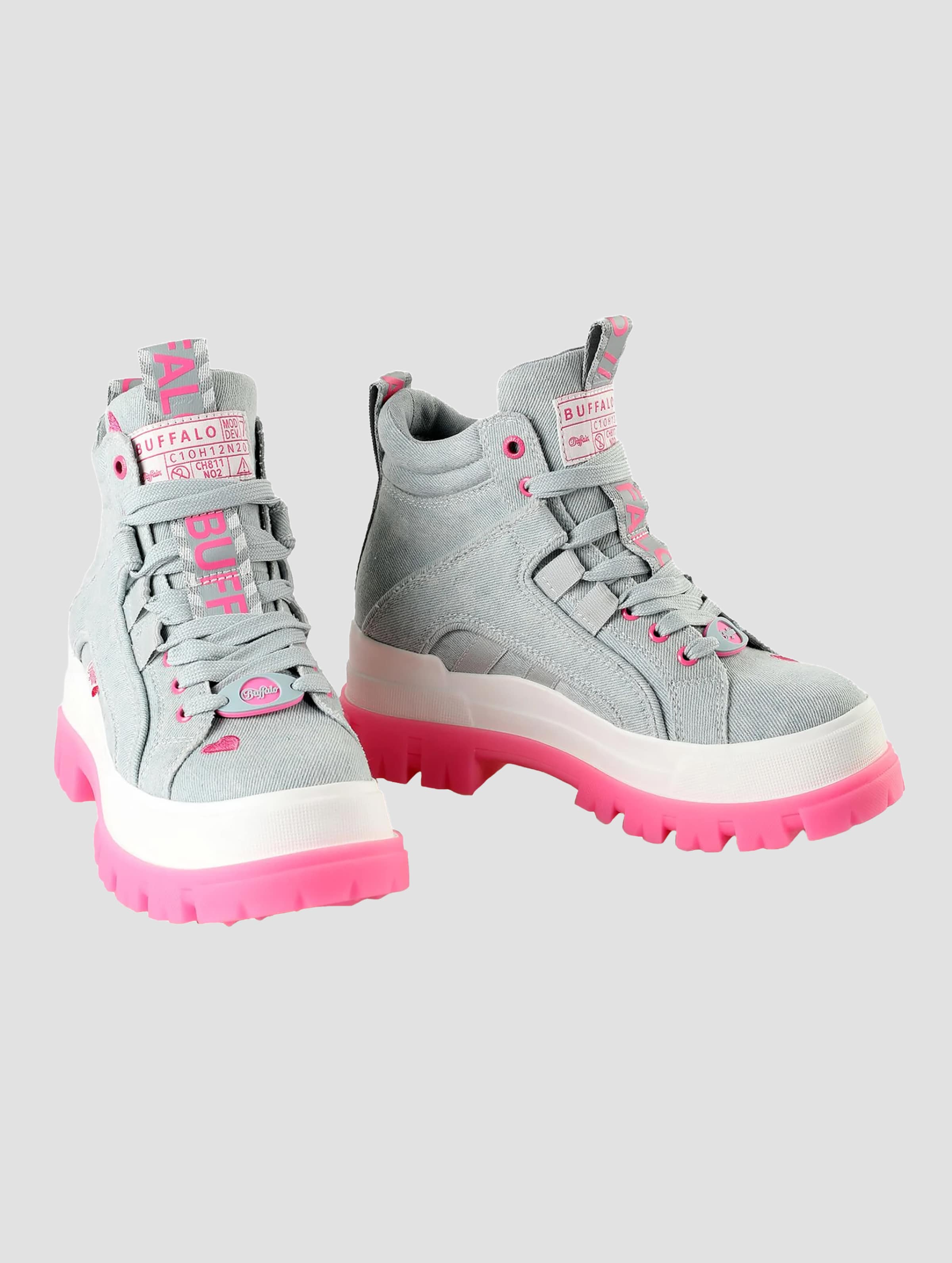 Buffalo Aspha Nc Mid Vegan Denim Sneaker