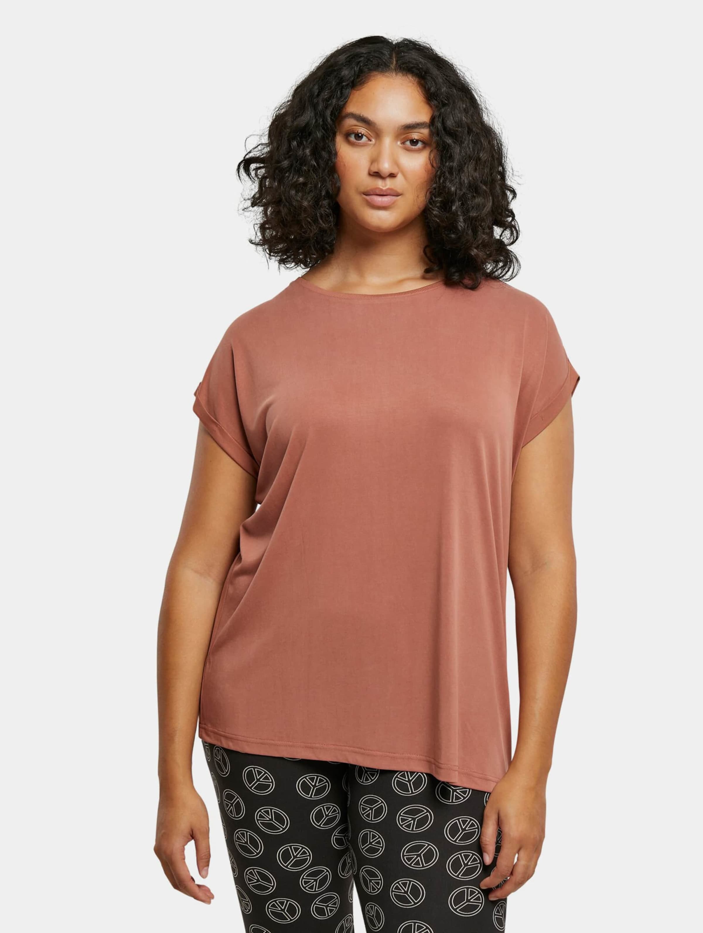 Urban Classics Ladies Modal Extended Shoulder Tee