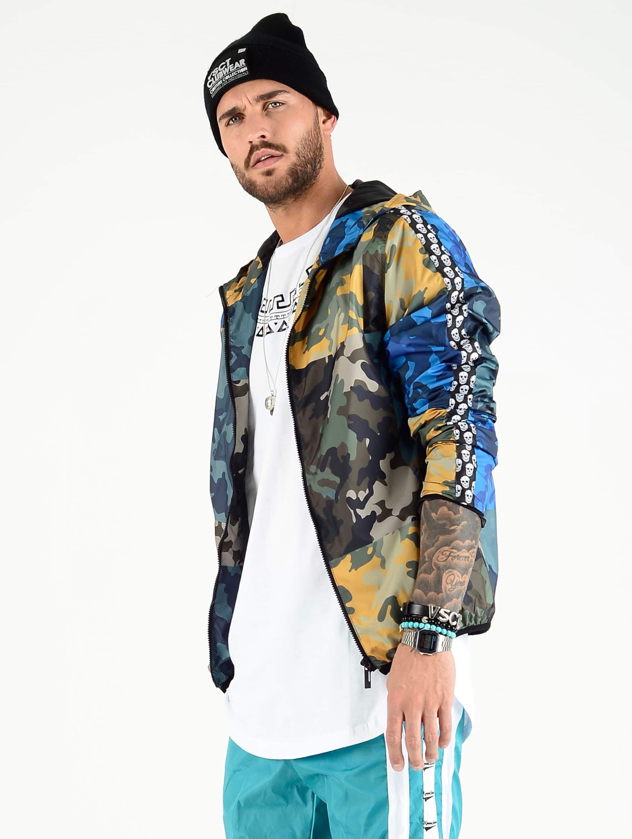 VSCT Clubwear Skull Striped Lightweight Jacket