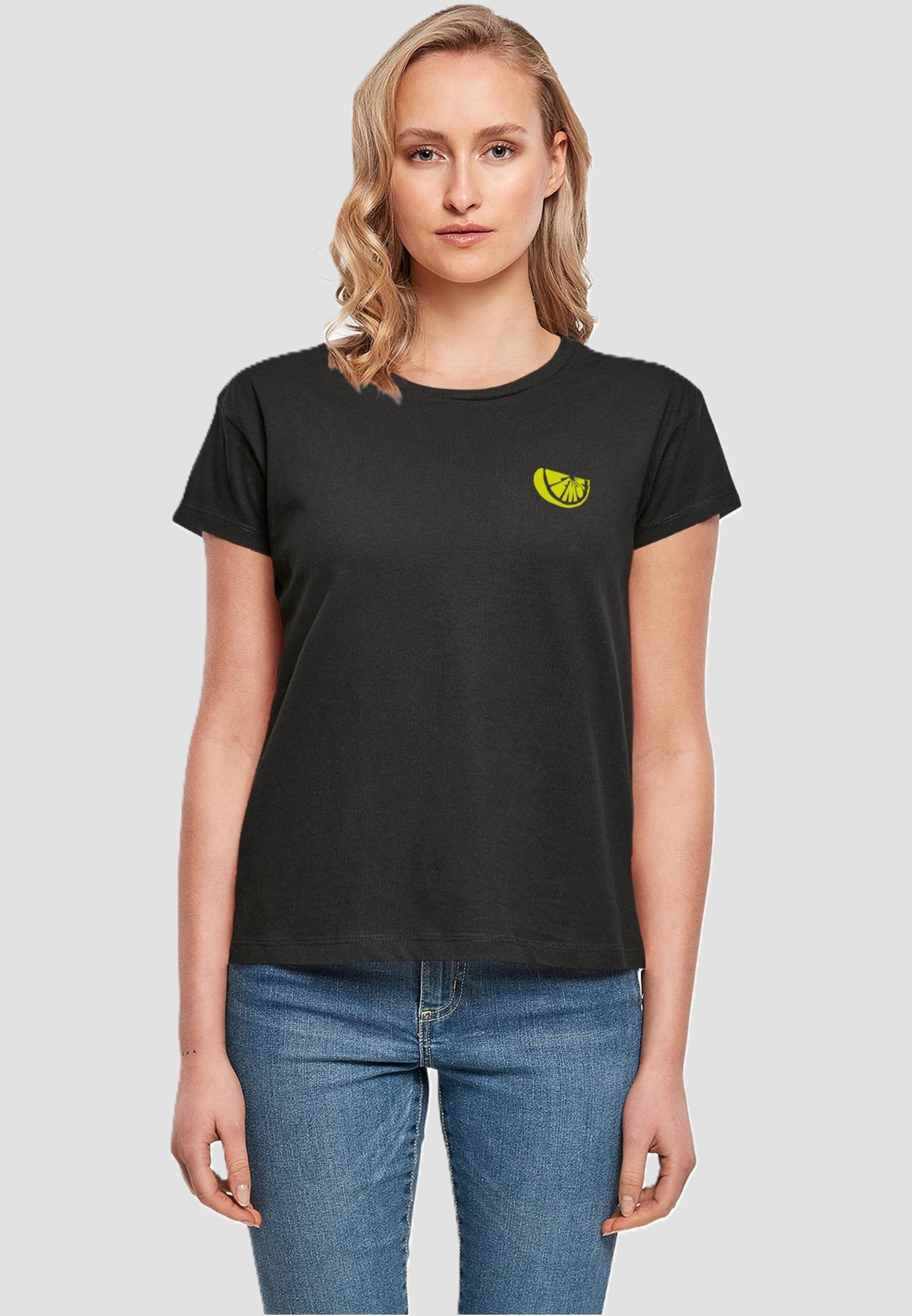 Merchcode Ladies Wording - Lemon Box Tee