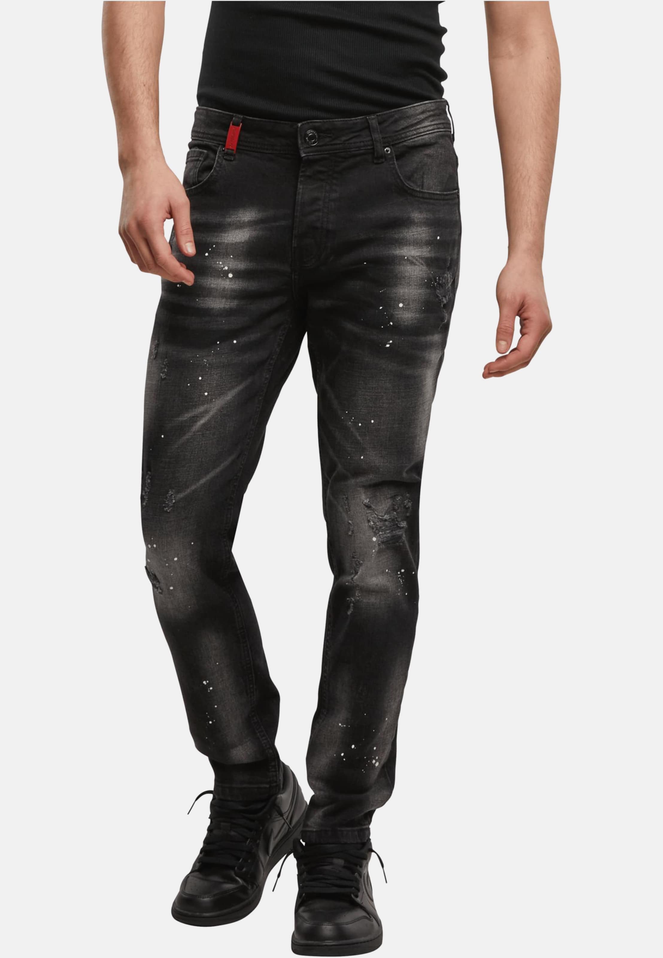 2Y Premium Carlos Destroyed Slim Fit Jeans