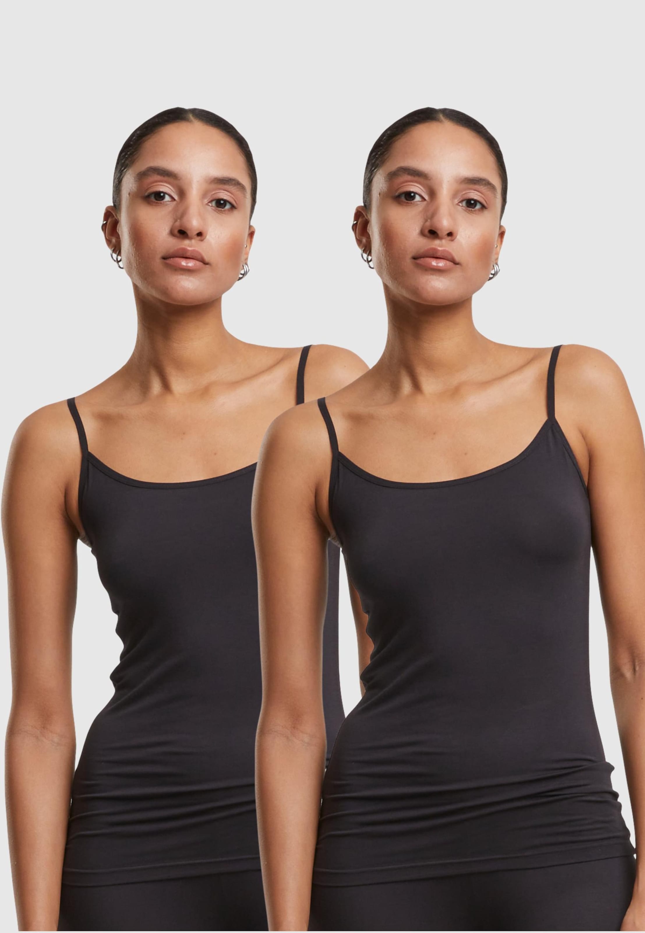 Urban Classics Ladies Bamboo Tank Top 2-Pack