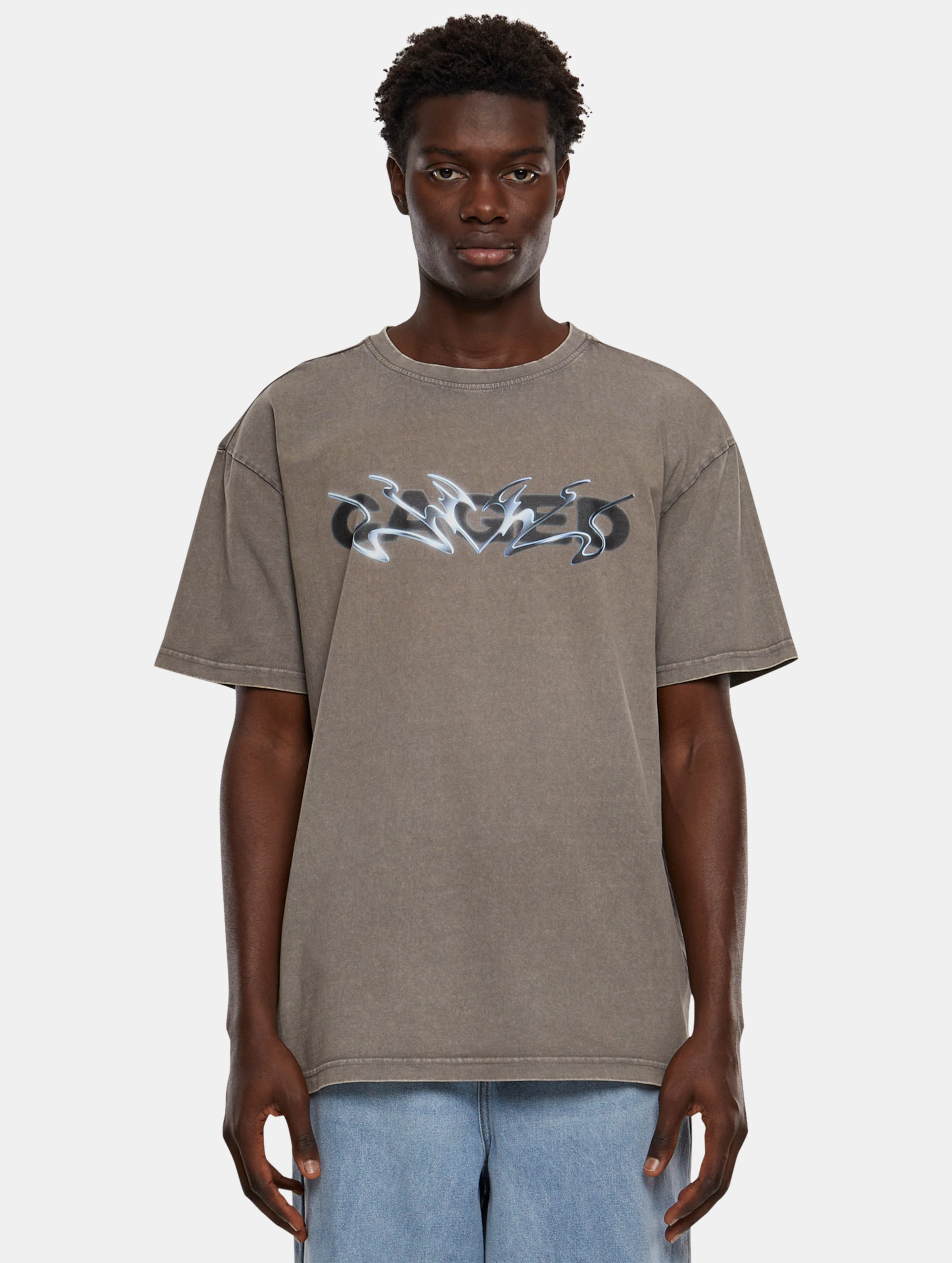 Mister Tee Upscale Cagedchrome Acid Heavy Oversize