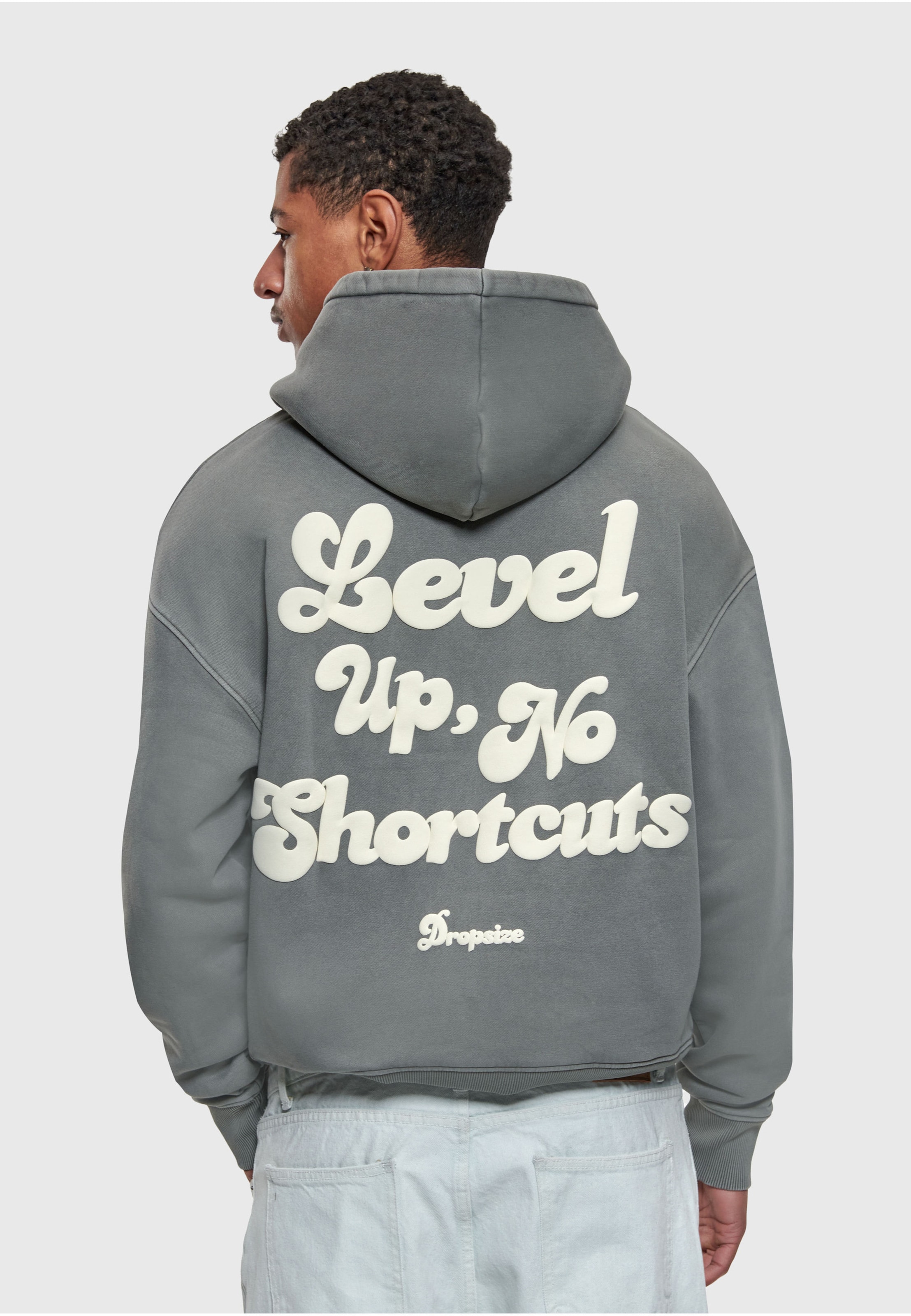 Dropsize HEAVY LOGO DESIGN HOODIE