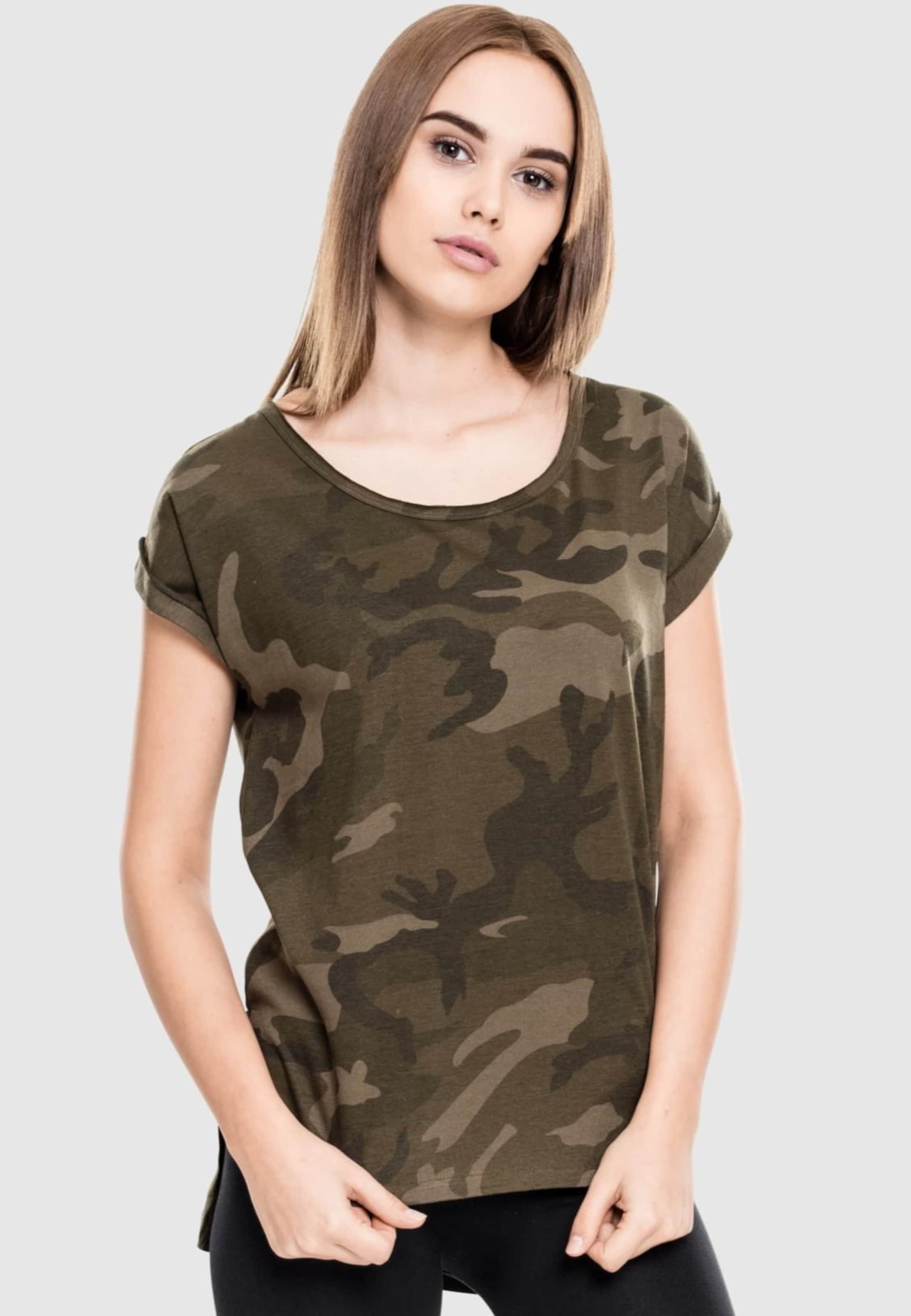 Urban Classics Ladies Camo Back Shaped Tee