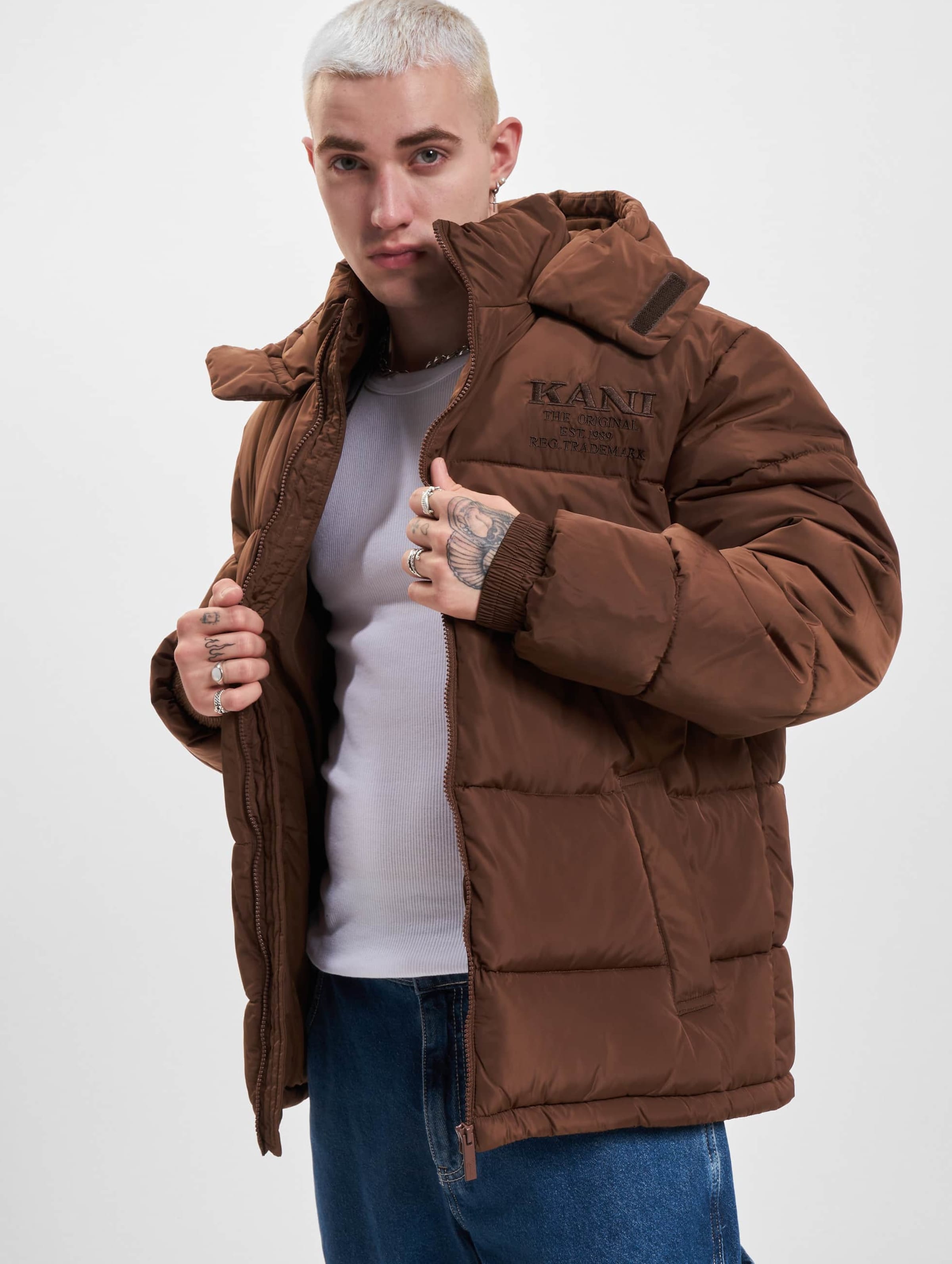 Karl Kani KM233-058-2 KK Retro Hooded Puffer Jacket