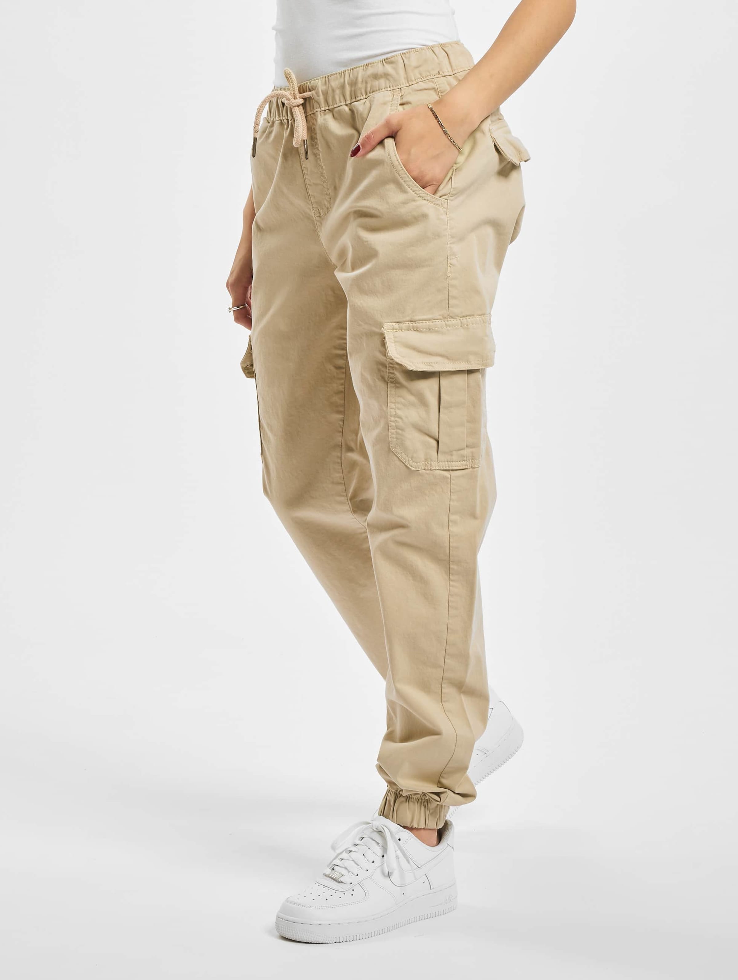 Urban Classics Ladies High Waist Cargo Jogging Pants