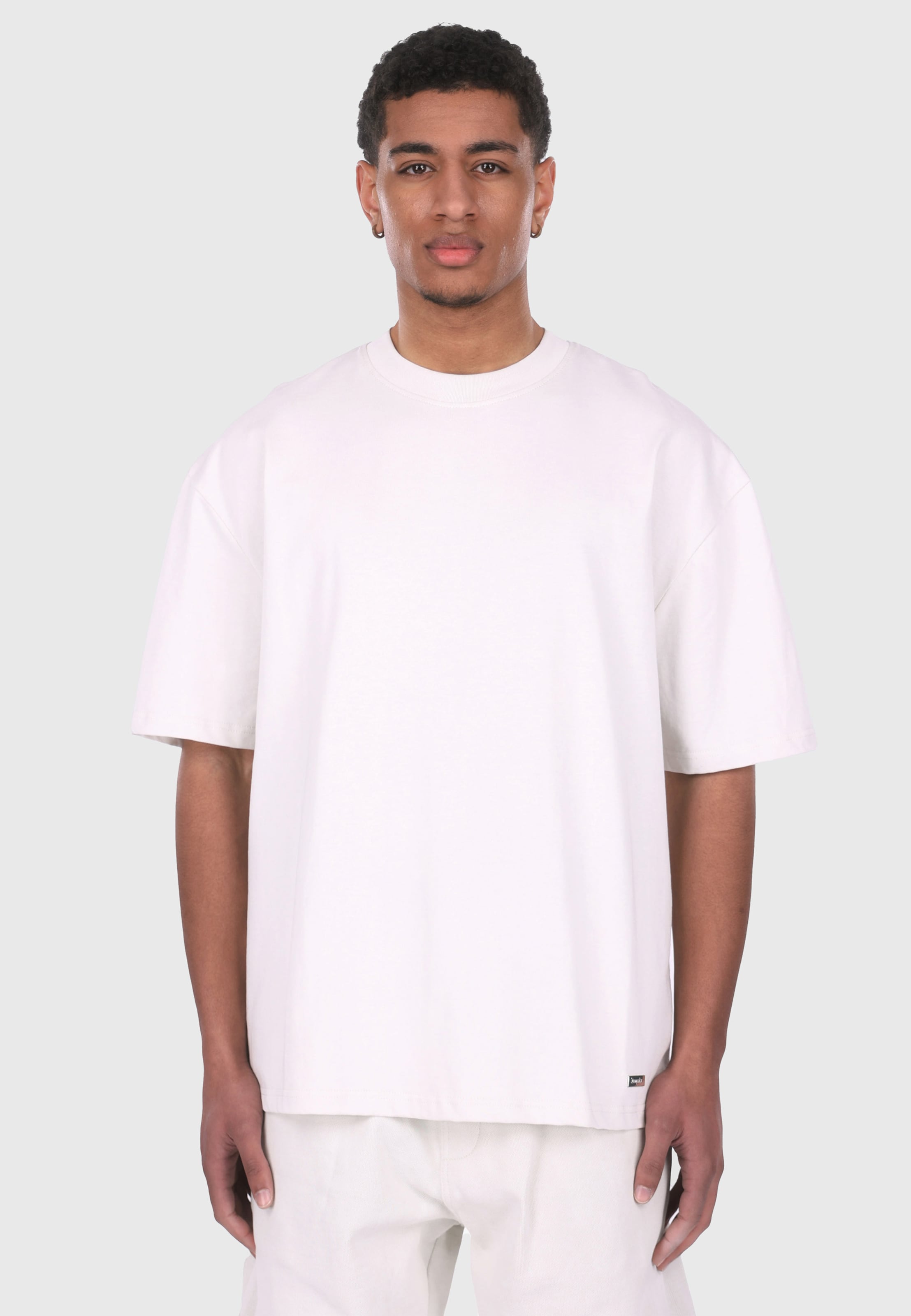 Dropsize HEAVY OVERSIZE METAL PATCH T-SHIRT