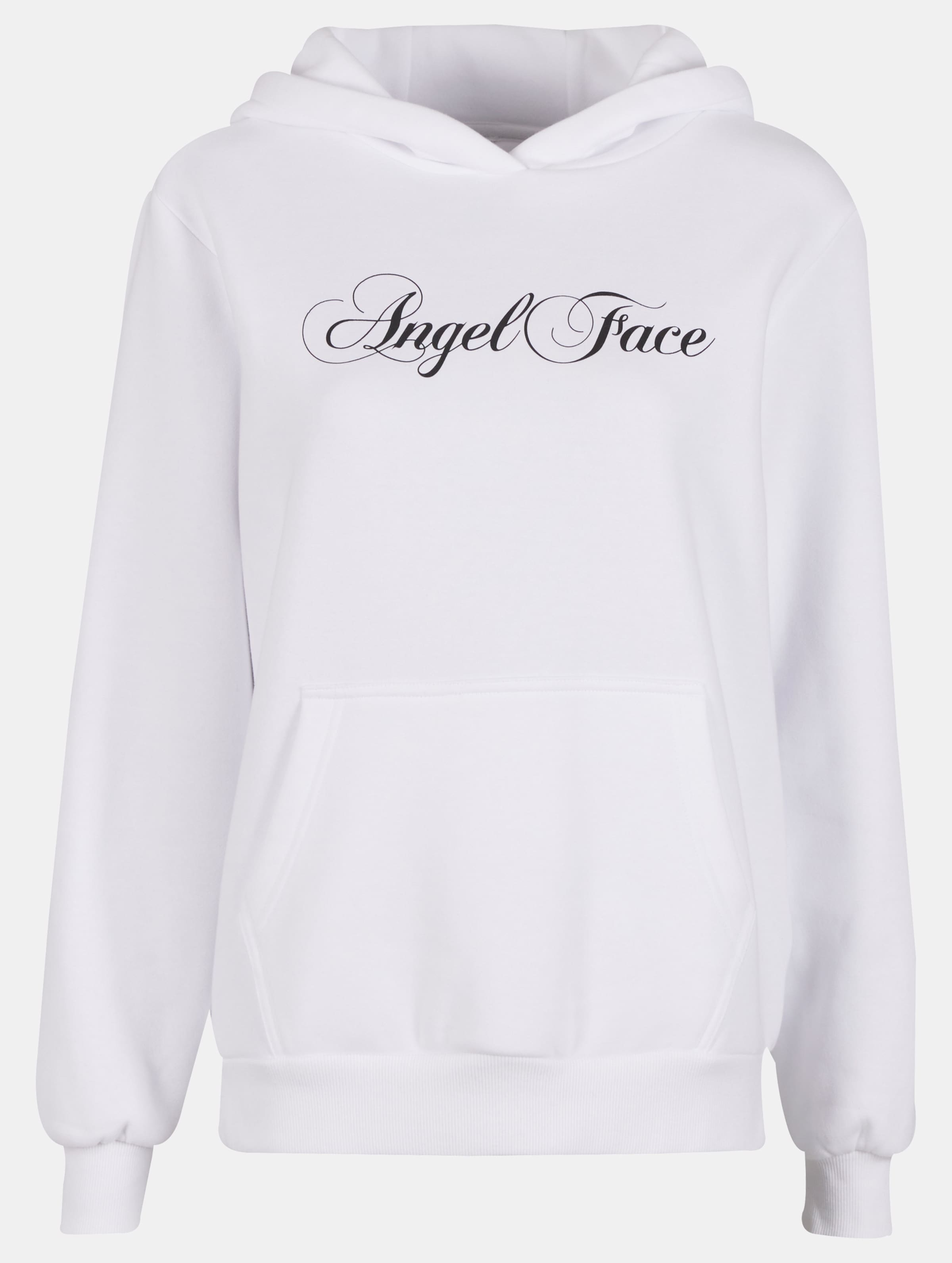 Miss Tee Angel Face Ladies Fluffy Hoody