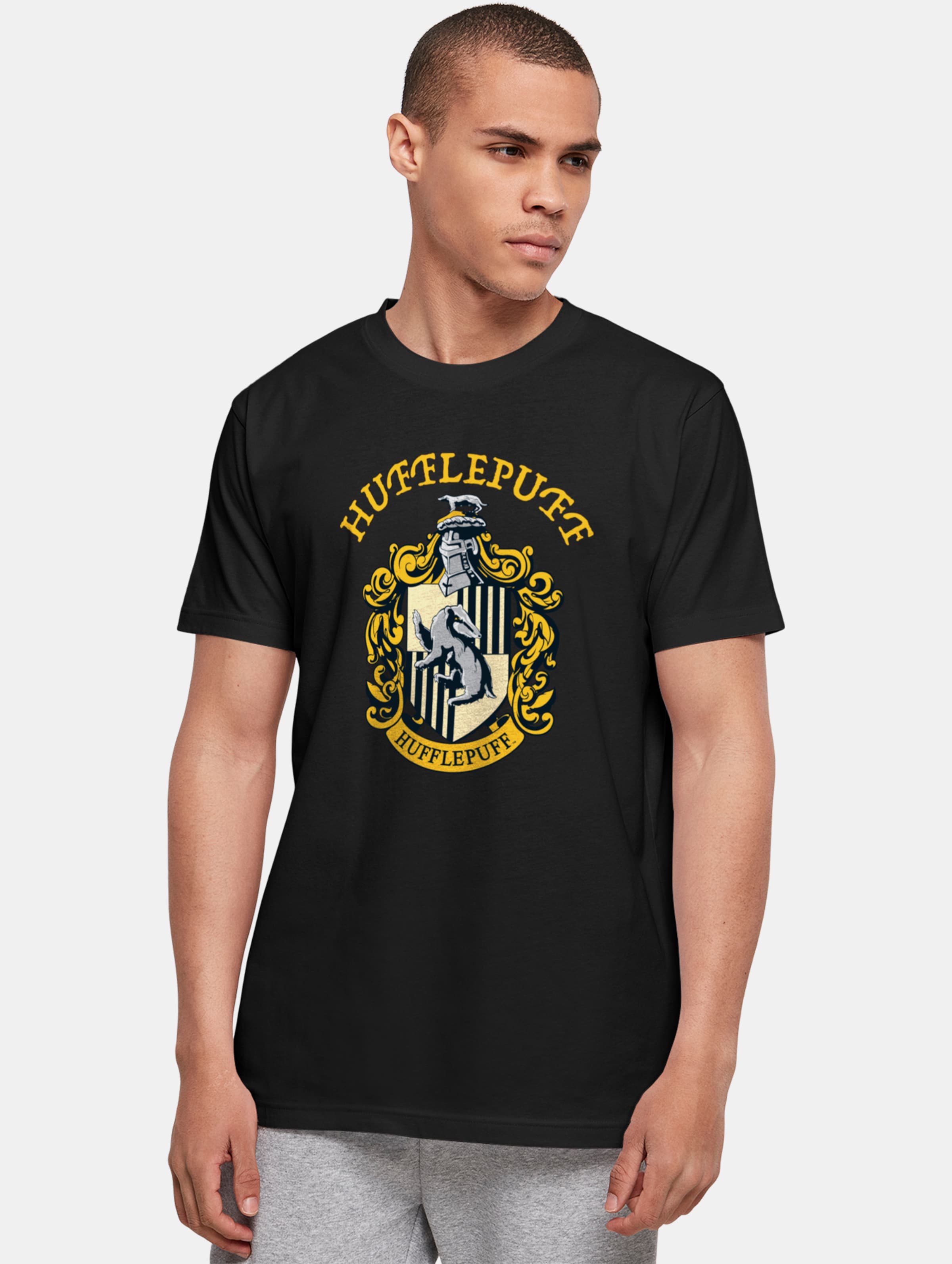 Absolute Cult Harry Potter - Hufflepuff Crest Basic T-Shirt