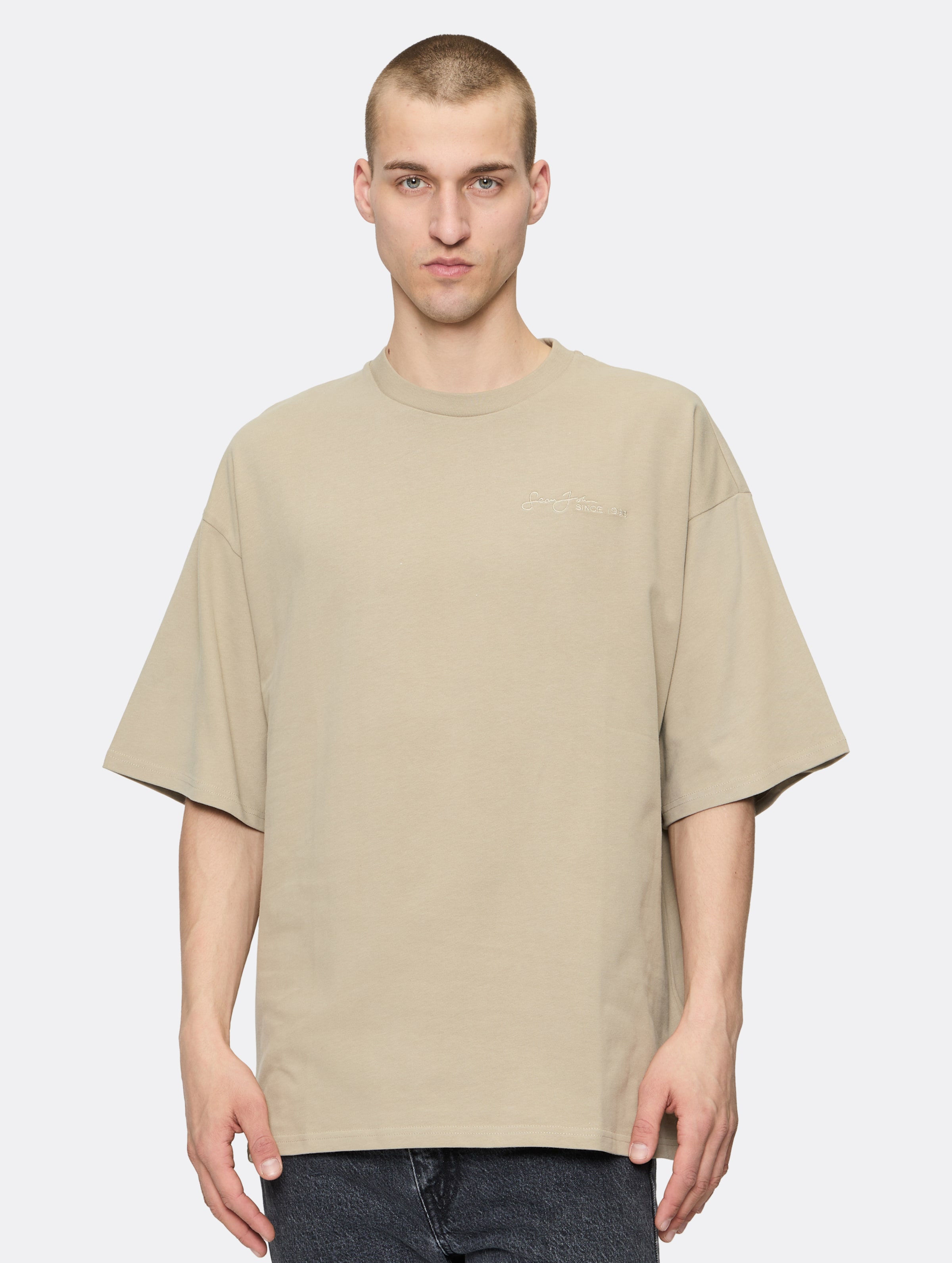 Sean John Script Logo Backprint Peached Tee