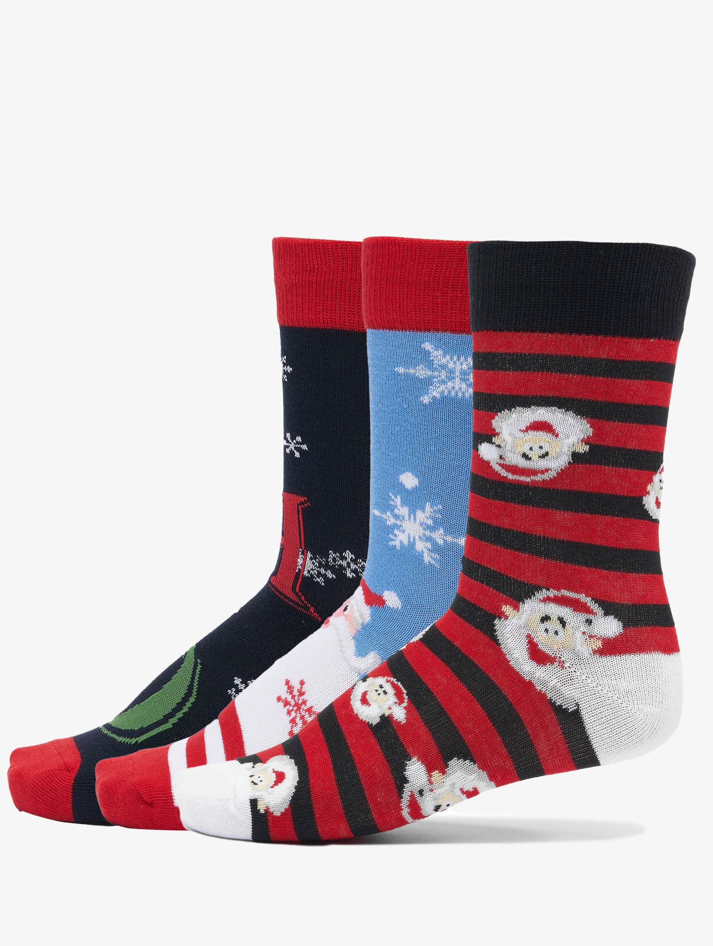 Urban Classics Santa Ho Christmas Socks 3-Pack