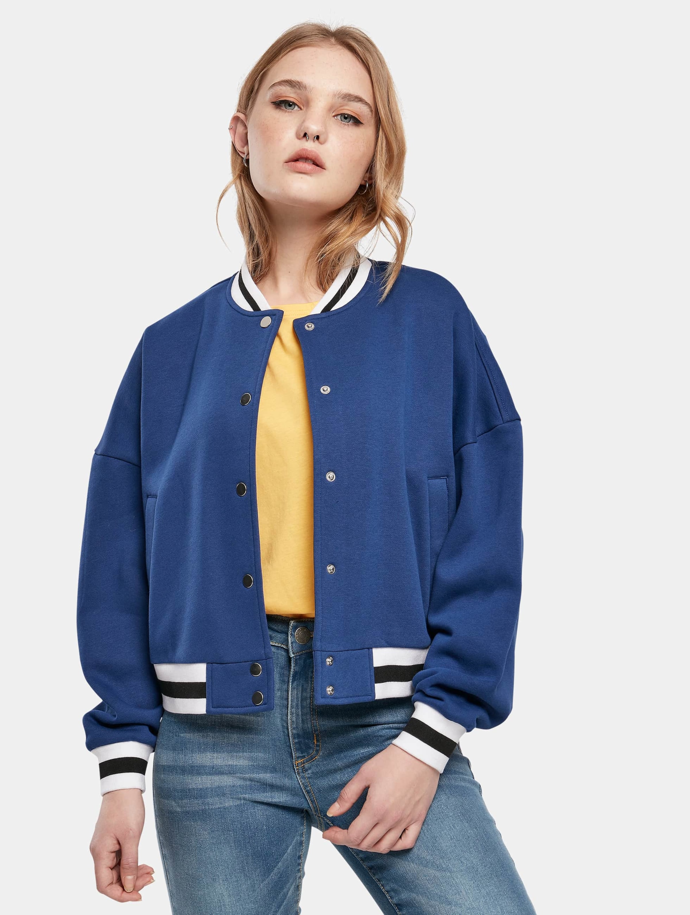 Urban Classics Ladies Oversized College Sweat Jacket