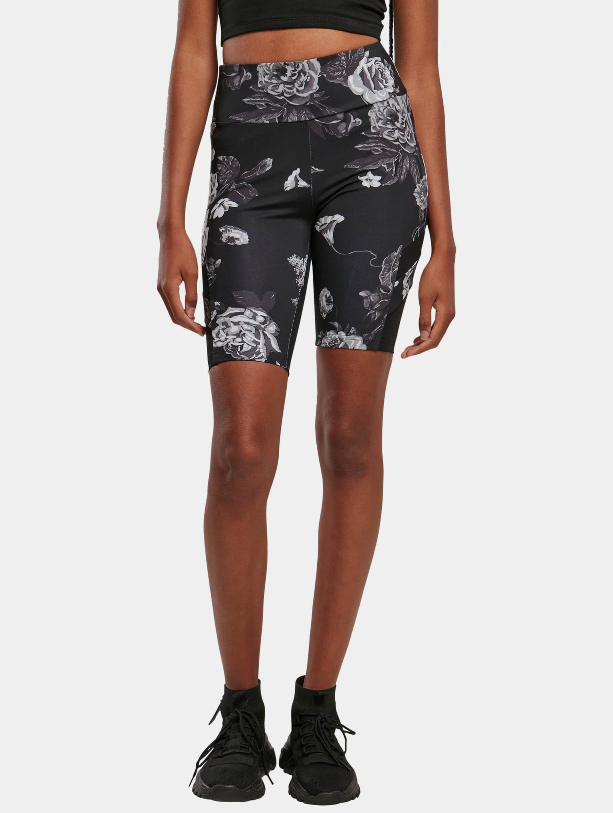 Urban Classics Ladies High Waist Tech Mesh AOP Cycle Short