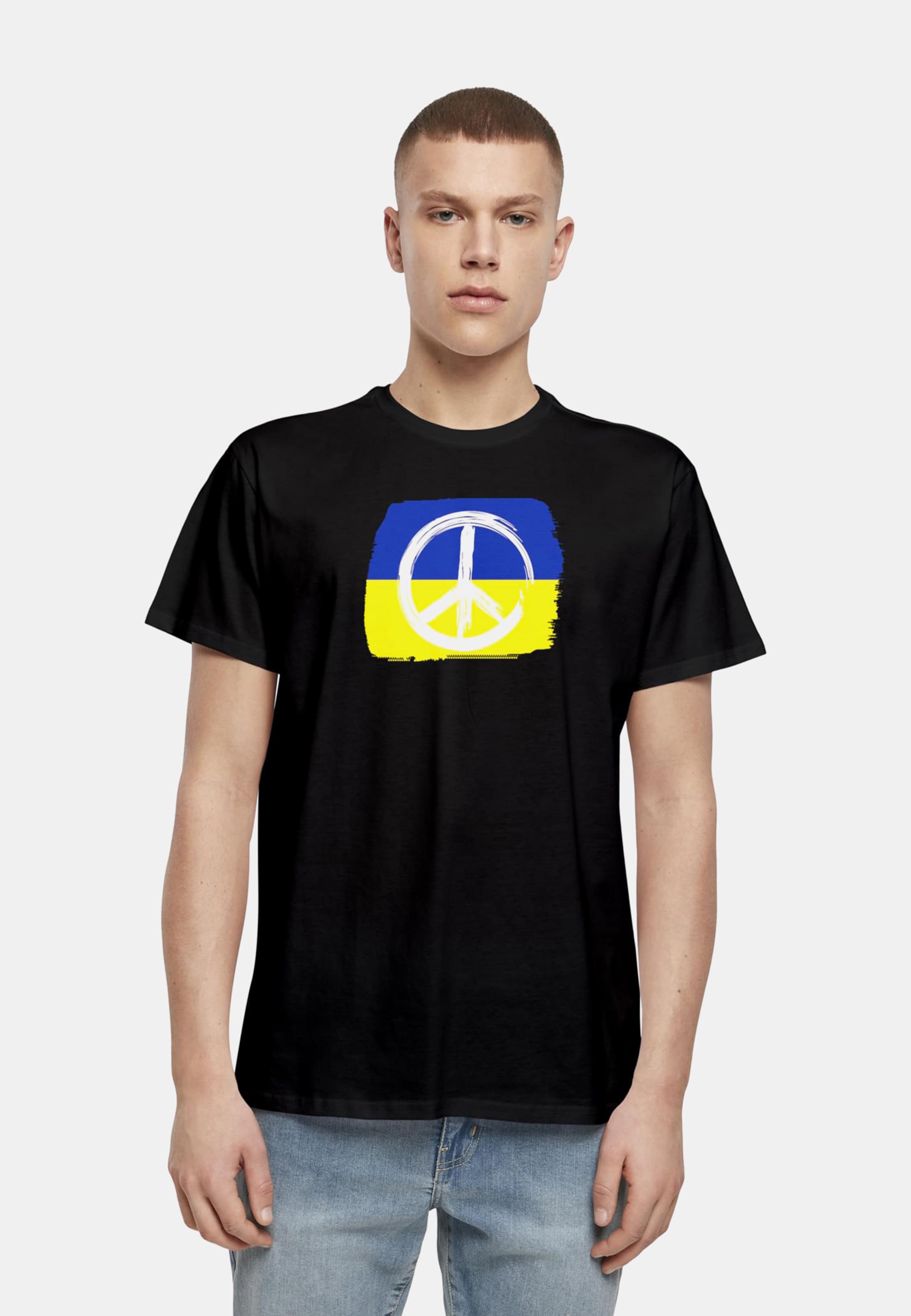 Merchcode Peace - Flag Basic T-Shirt