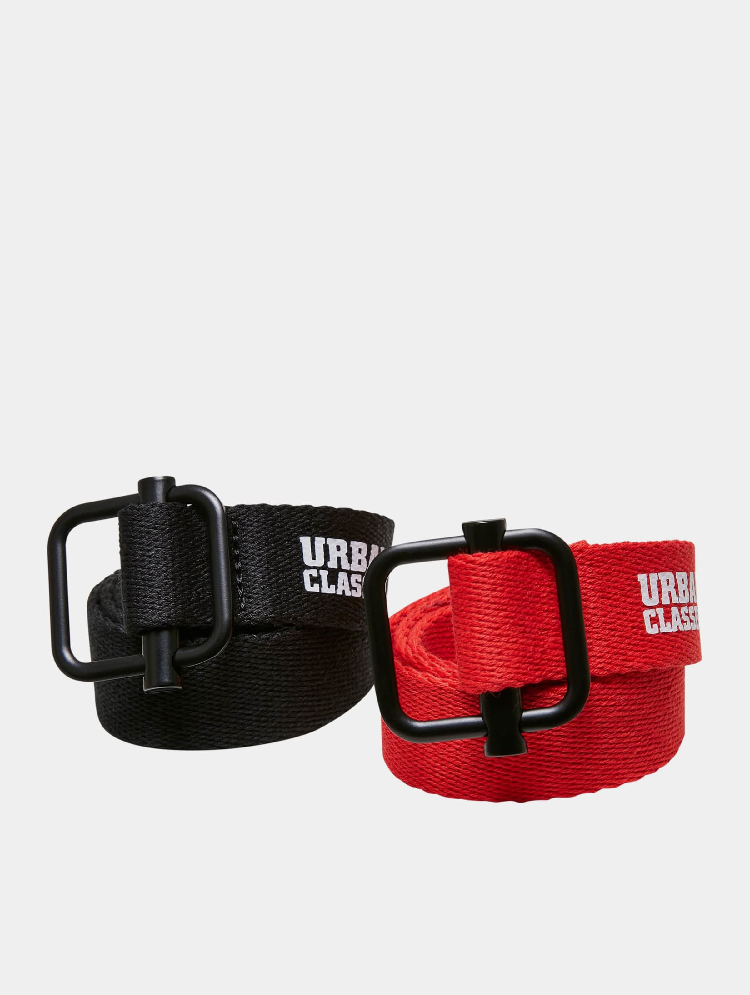 Urban Classics Industrial Canvas Belt Kids 2-Pack