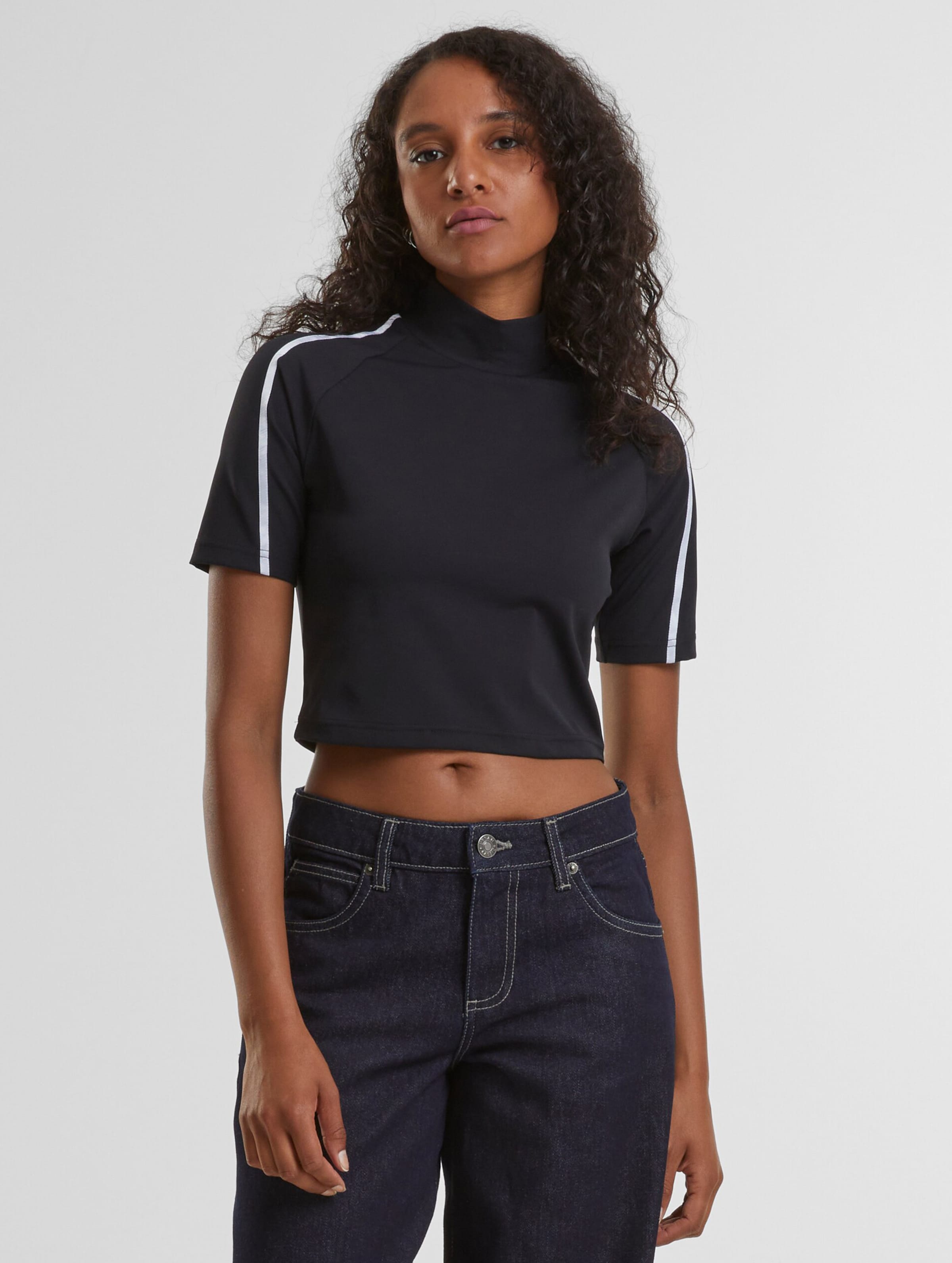 Urban Classics Ladies High Neck Short Tee