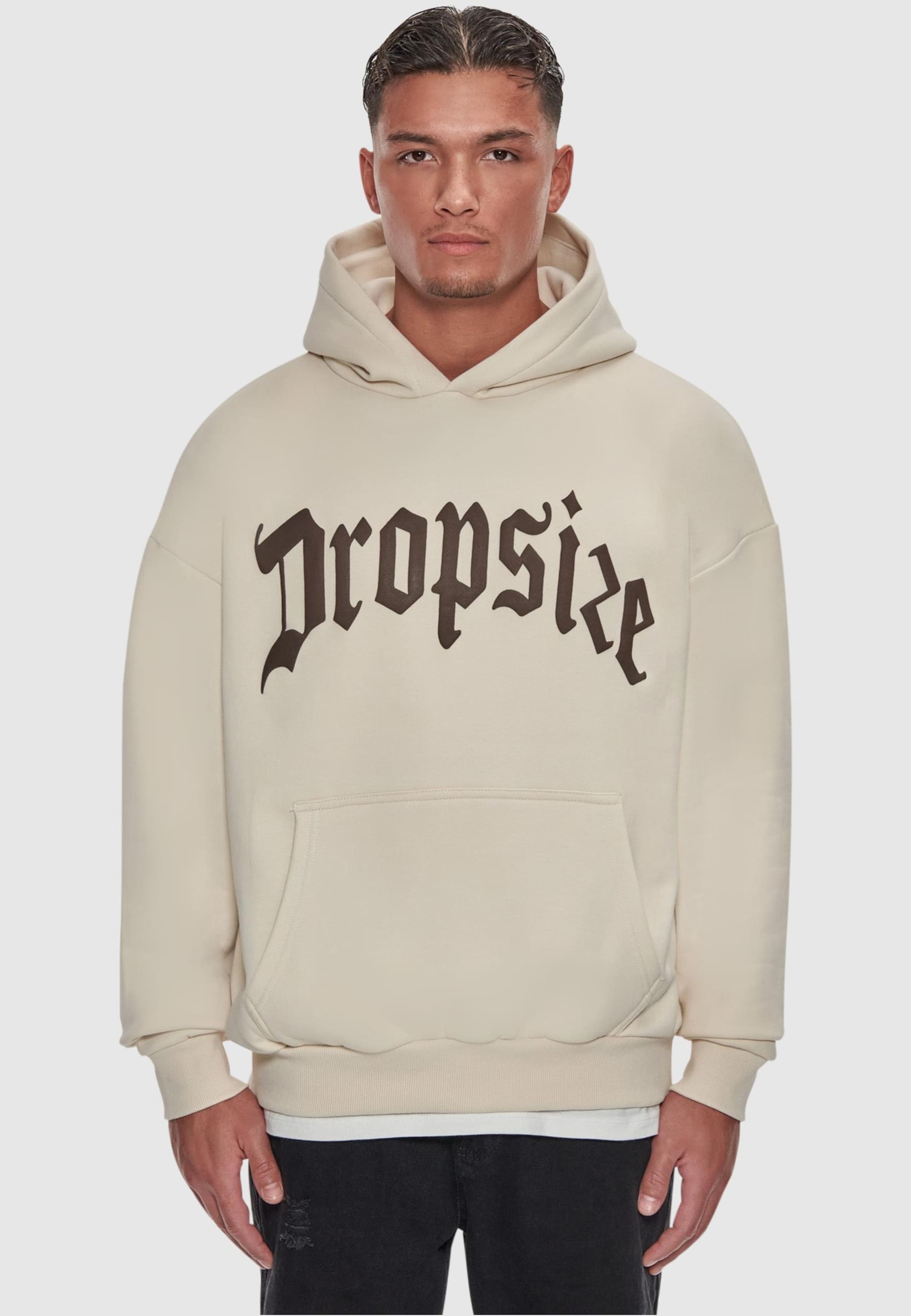 Dropsize Heavy Oversize Puffer Print Hoodie