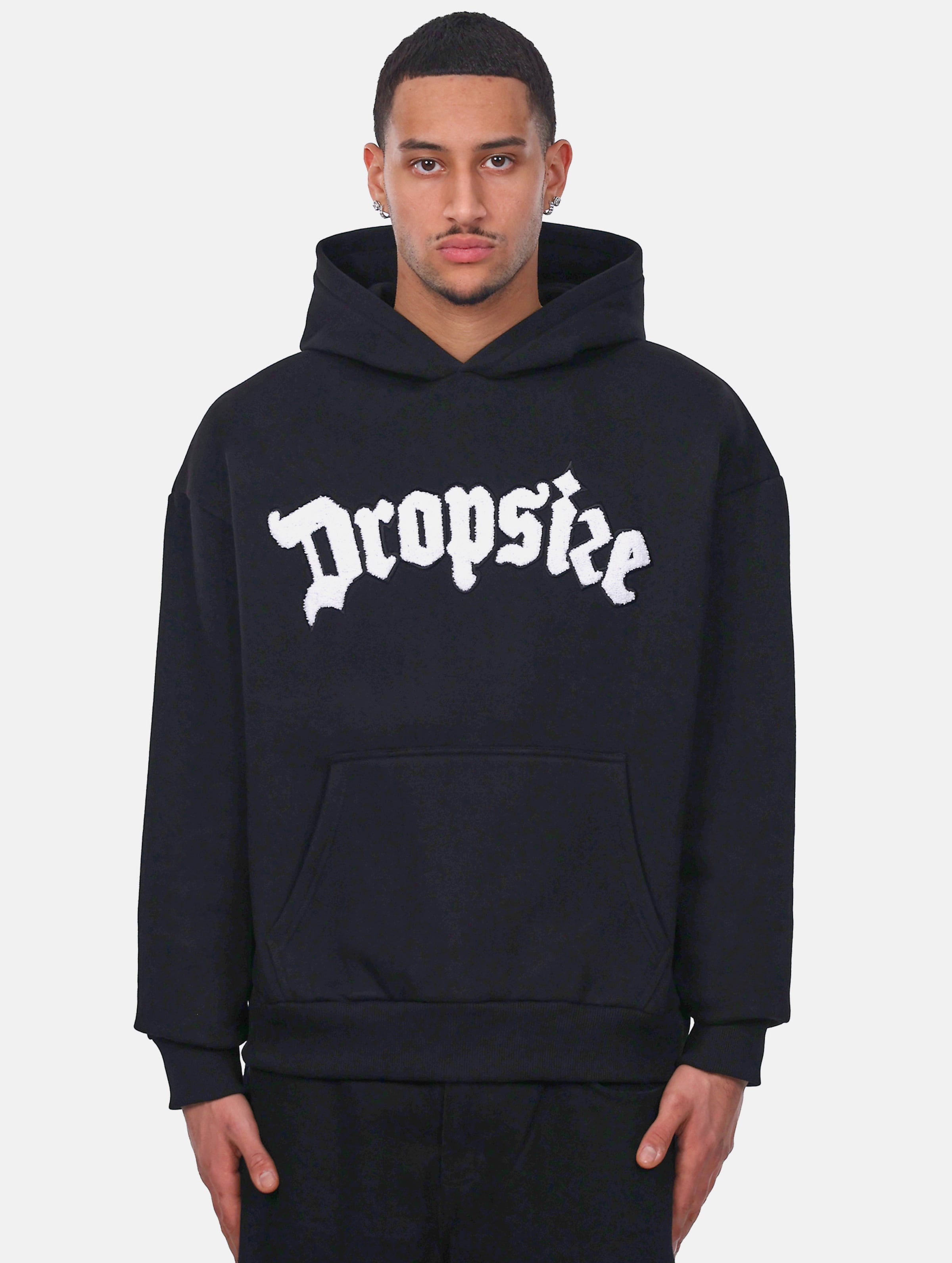Dropsize HEAVY OVERSIZE FROTTEE EMBO V2 HOODIE